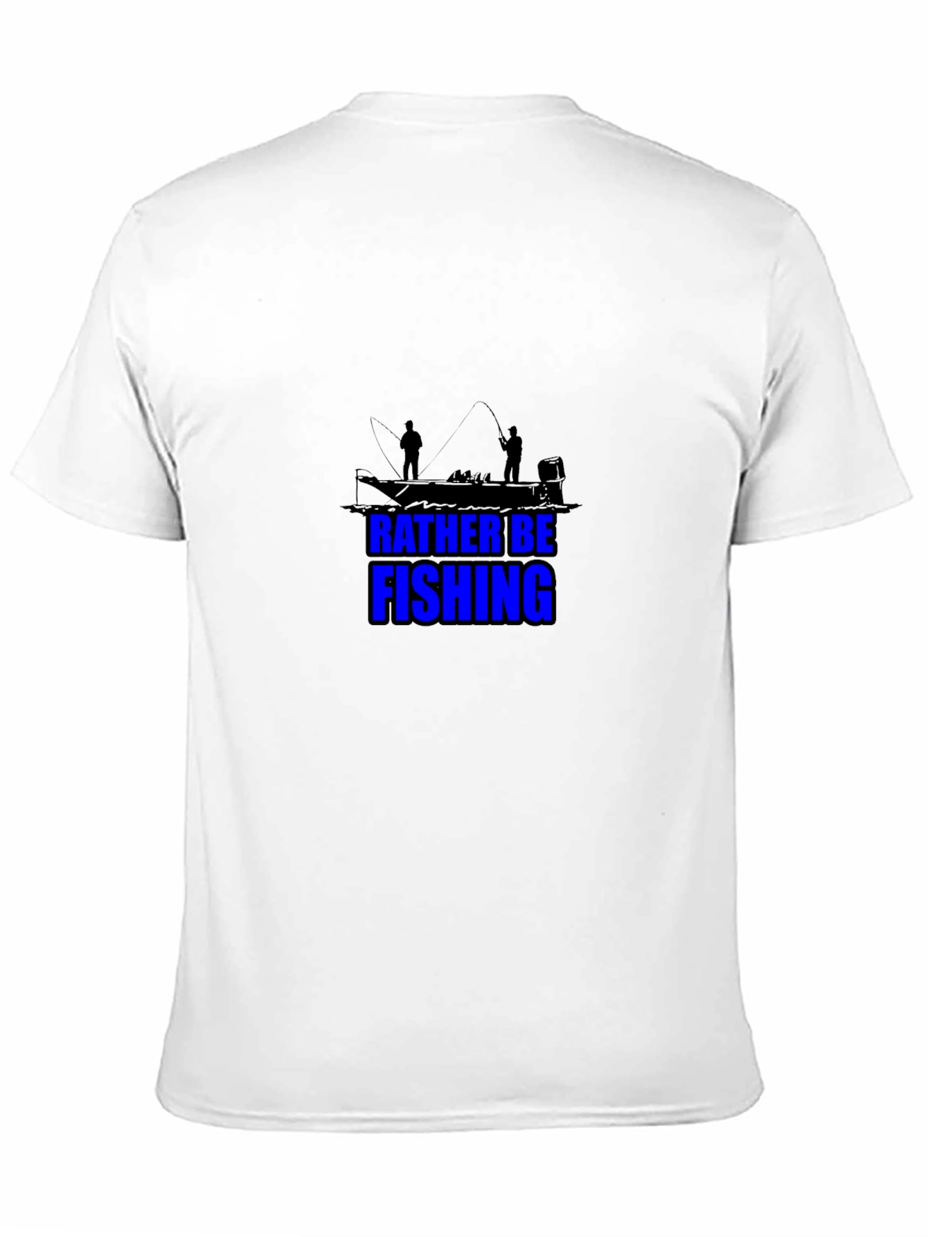 Black Rather Be Fishing T-Shirt - Angler Tee view 11