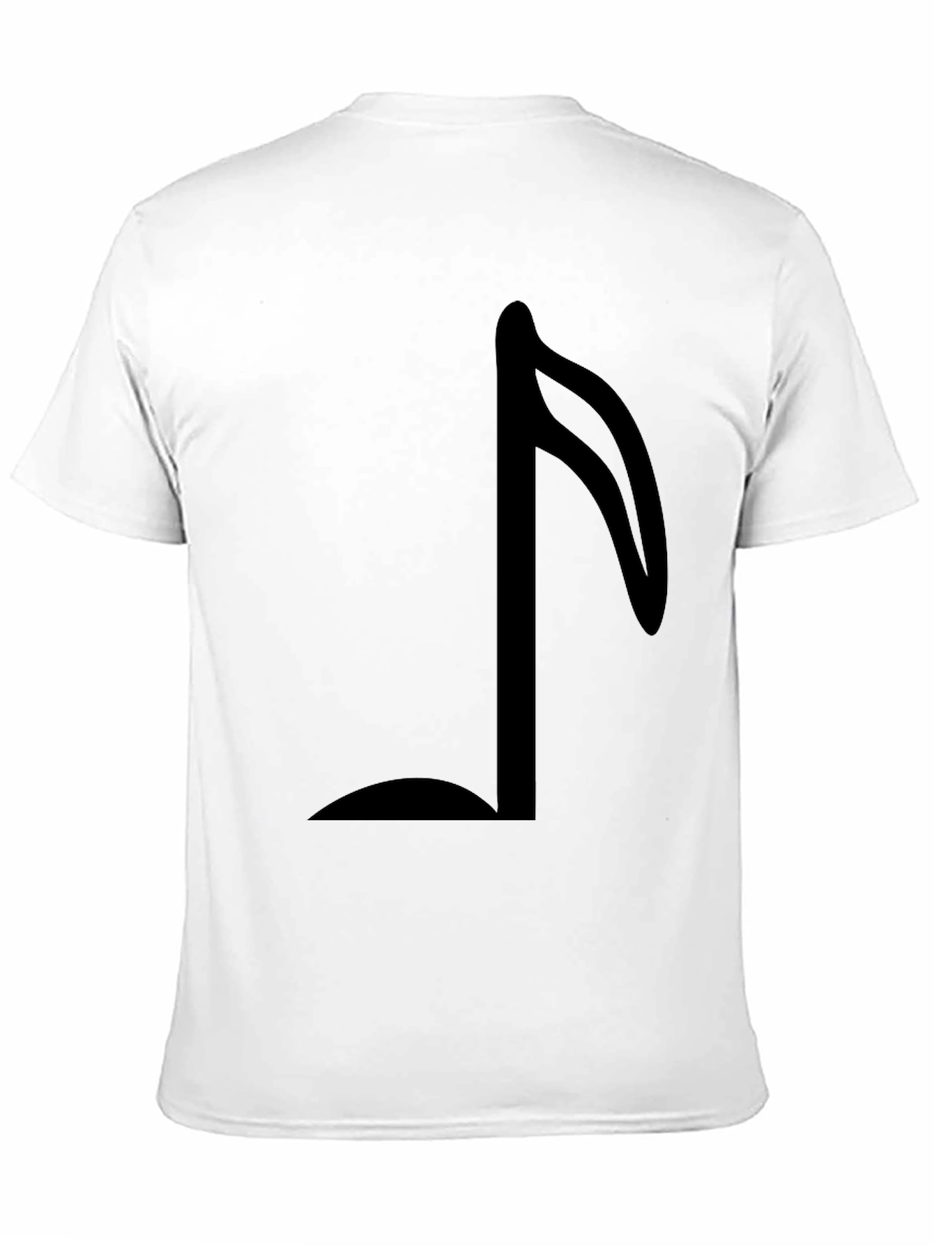 Black Music Note Graphic Black T-Shirt view 11