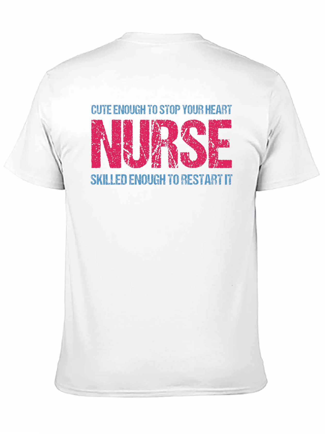 Black Nurse Heart Restart T-Shirt view 11