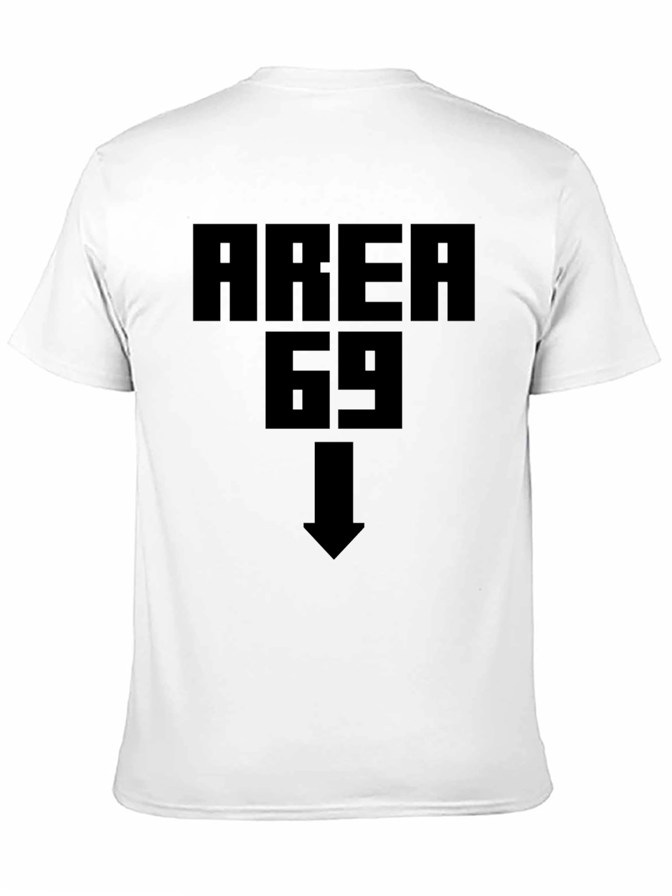 Black Area 69 T-Shirt - Novelty Humor Tee view 11