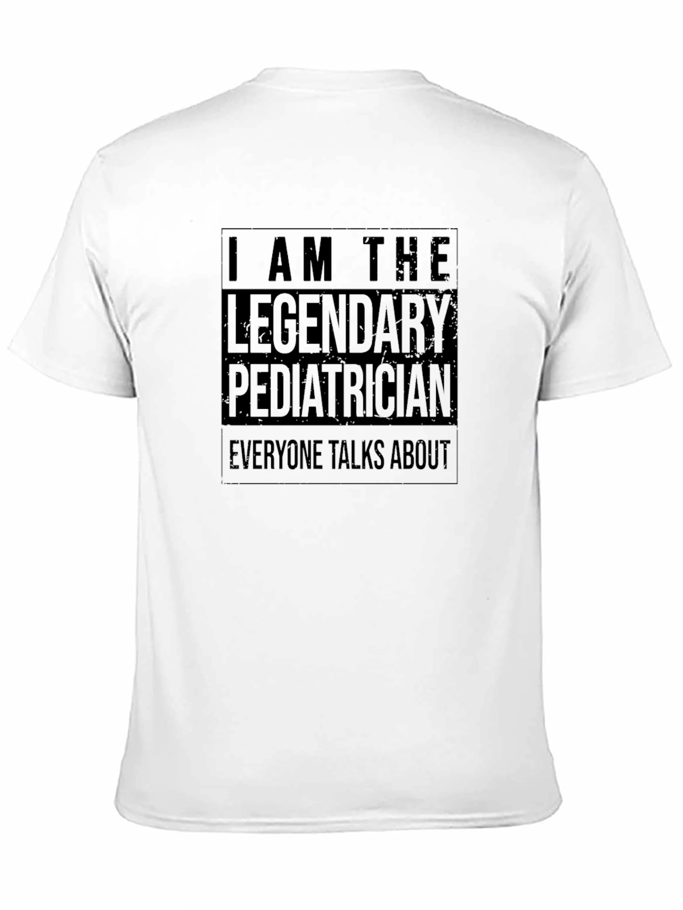 Black Legendary Pediatrician Black T-Shirt view 11