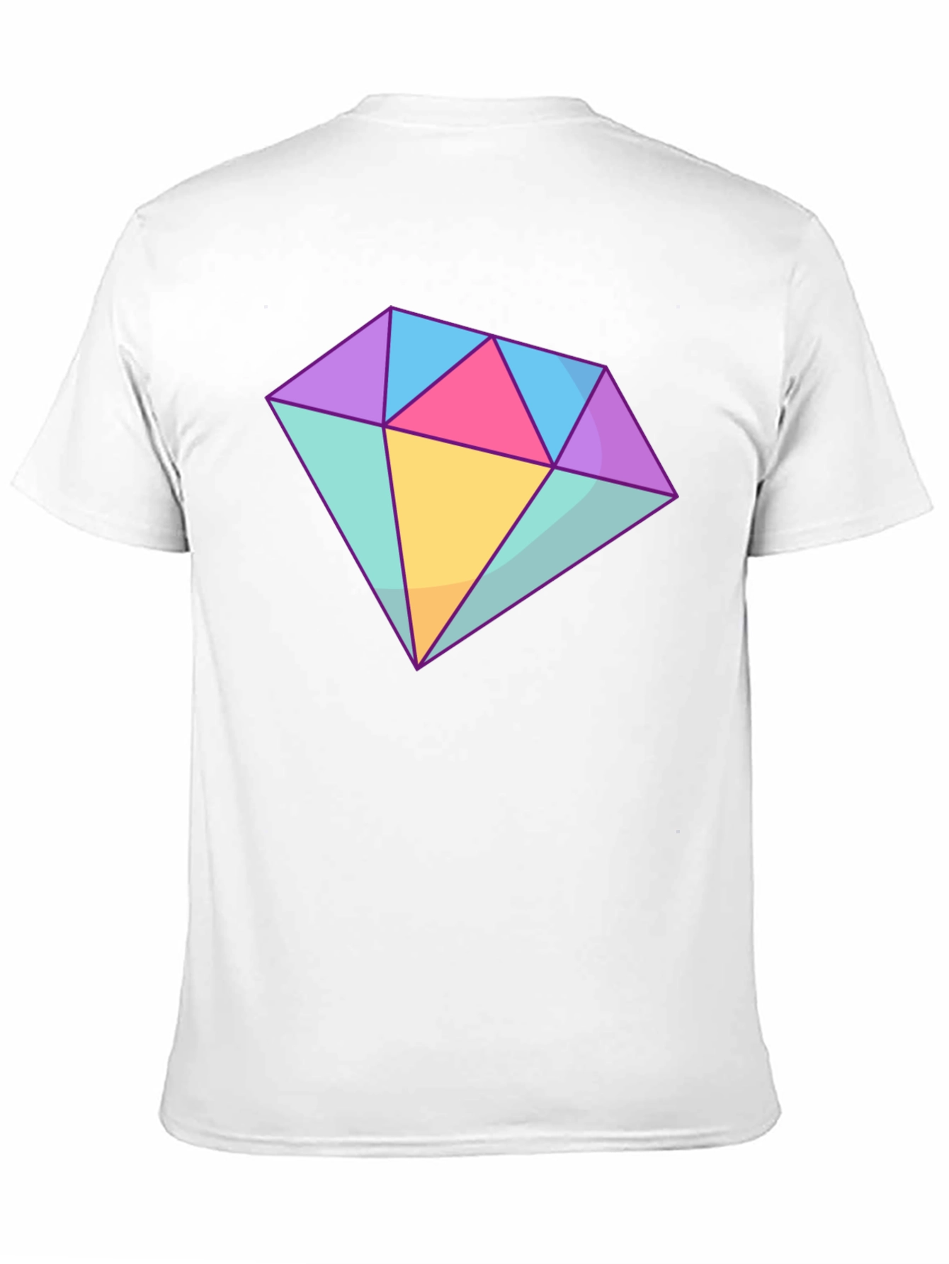 Black Diamond Graphic Tee - Stylish Cotton Blend T-Shirt view 11