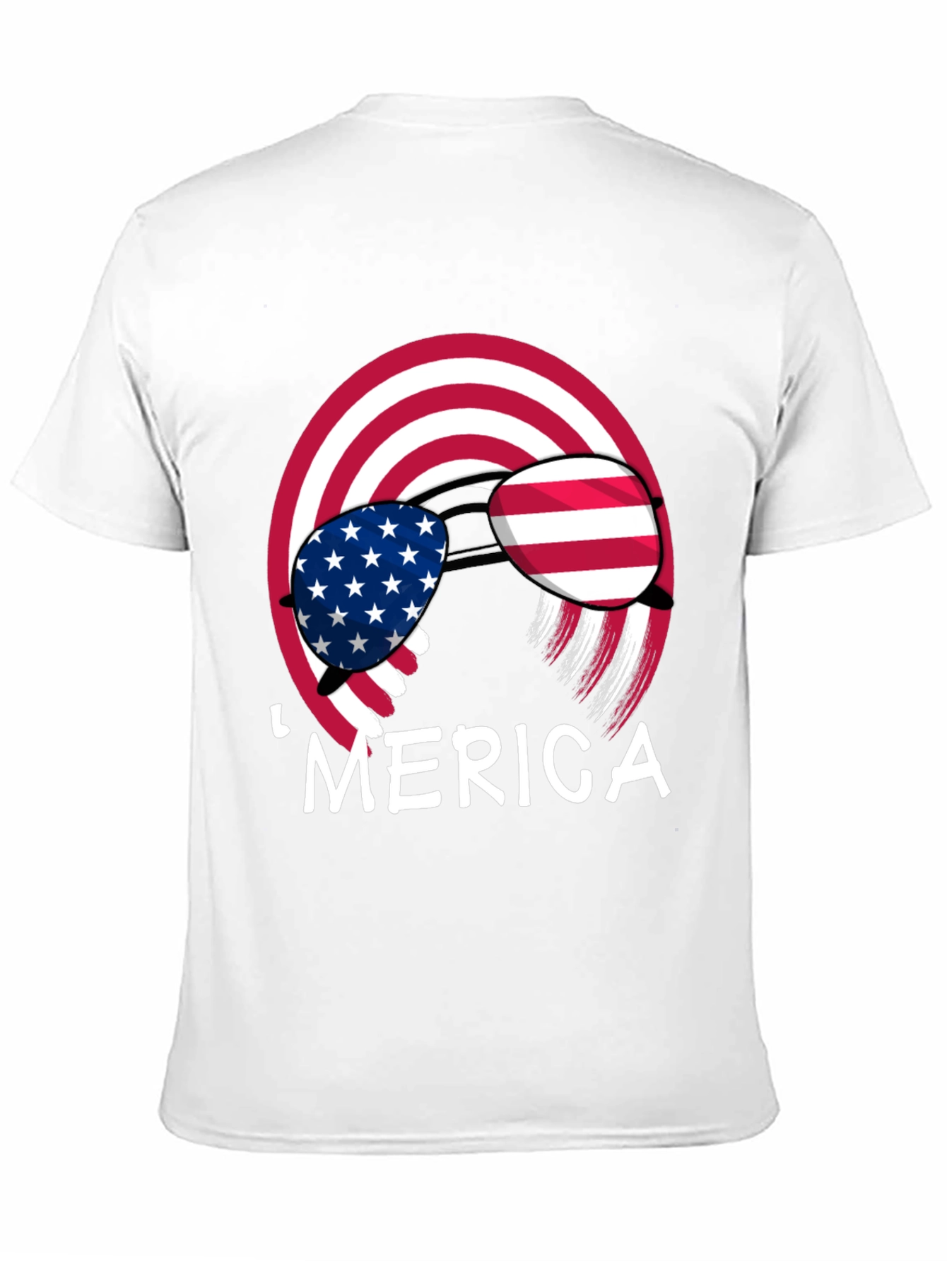 Black Patriotic 'Merica T-Shirt view 11