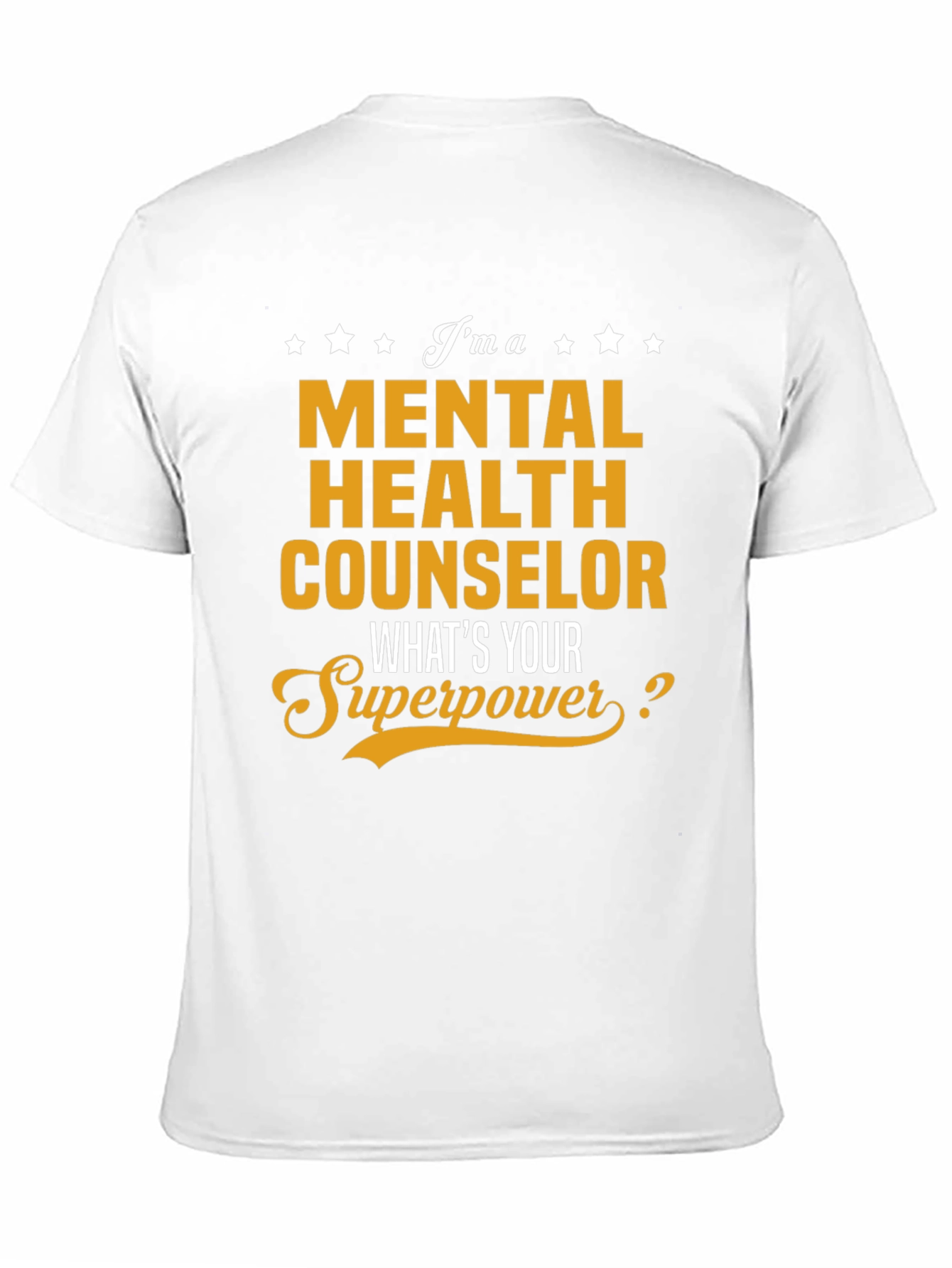 Black Mental Health Counselor Superpower T-Shirt view 11