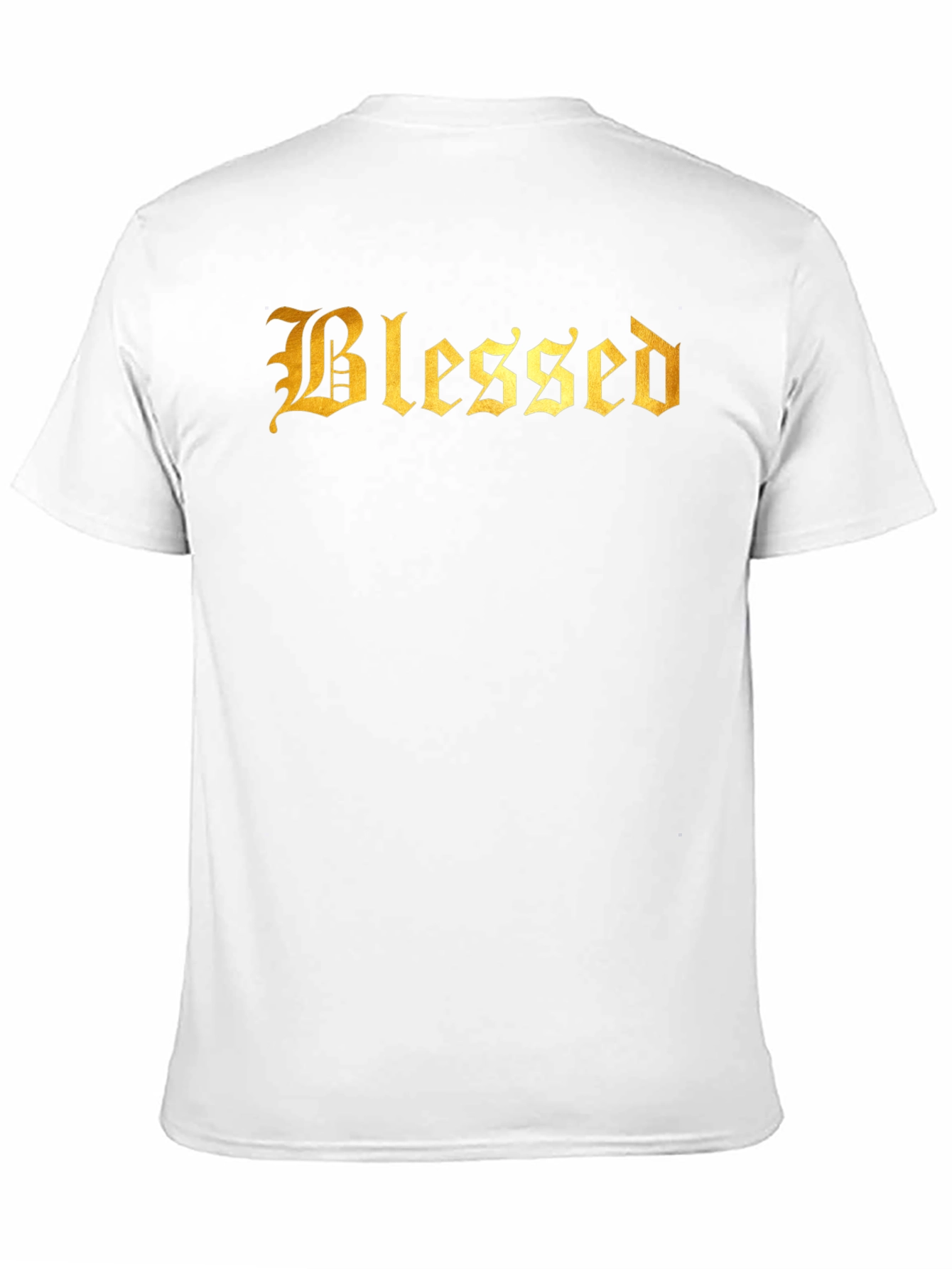 Black Blessed Graphic T-Shirt - Premium Cotton Blend view 11