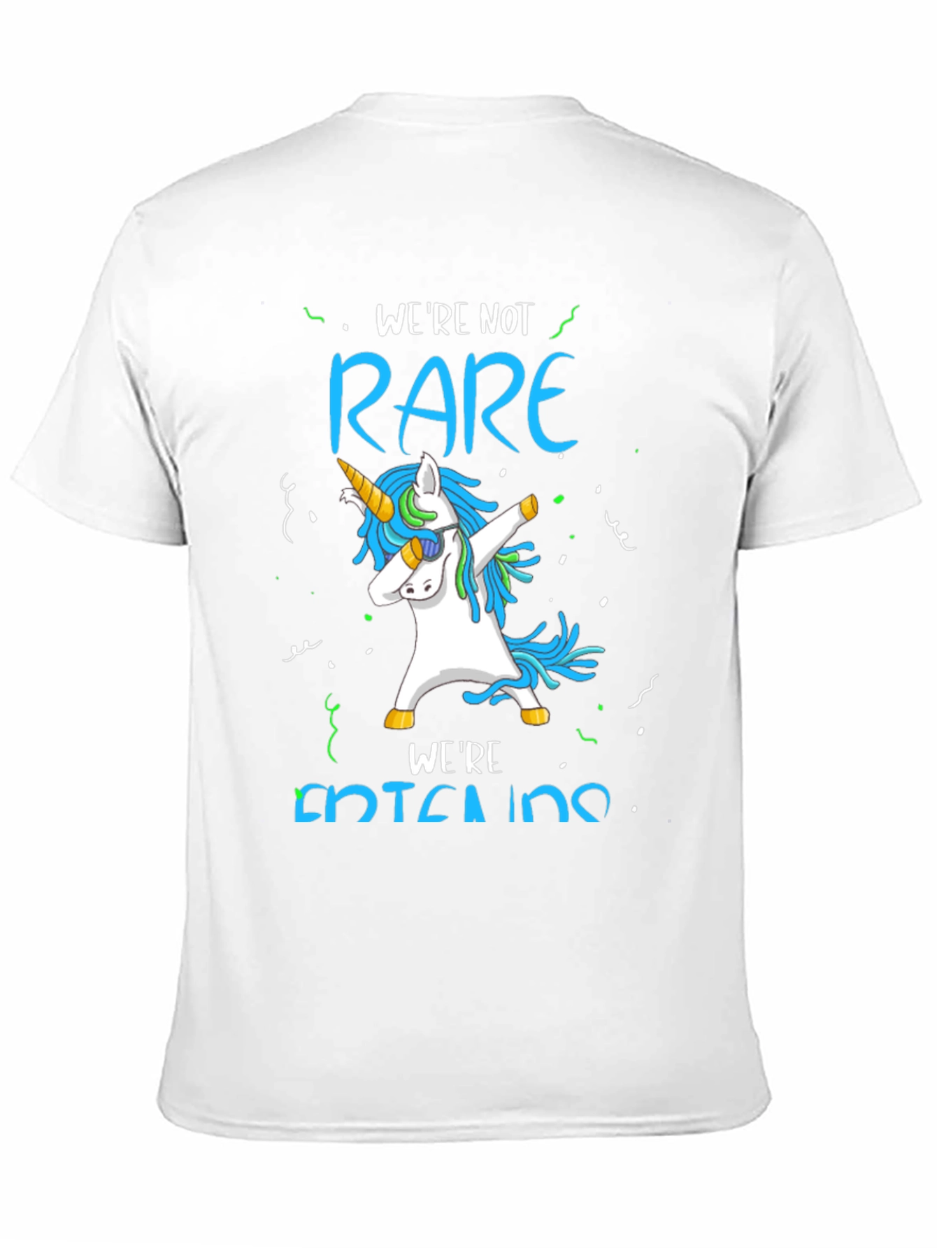 Black Unicorn Dab T-Shirt - We're Not Rare, We're Entertaining view 11