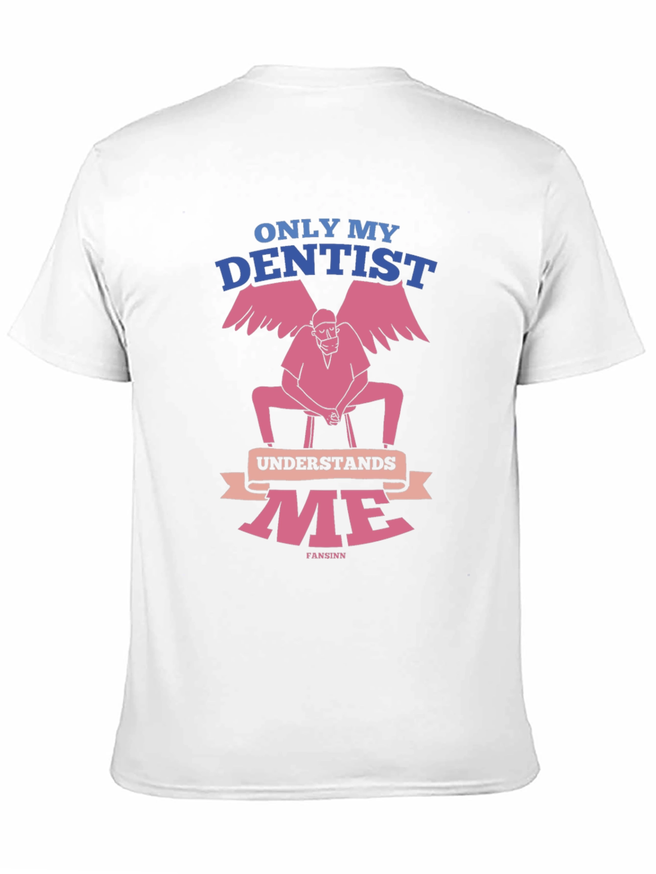 Black Dentist Humor T-Shirt - Only My Dentist Understands Me view 11