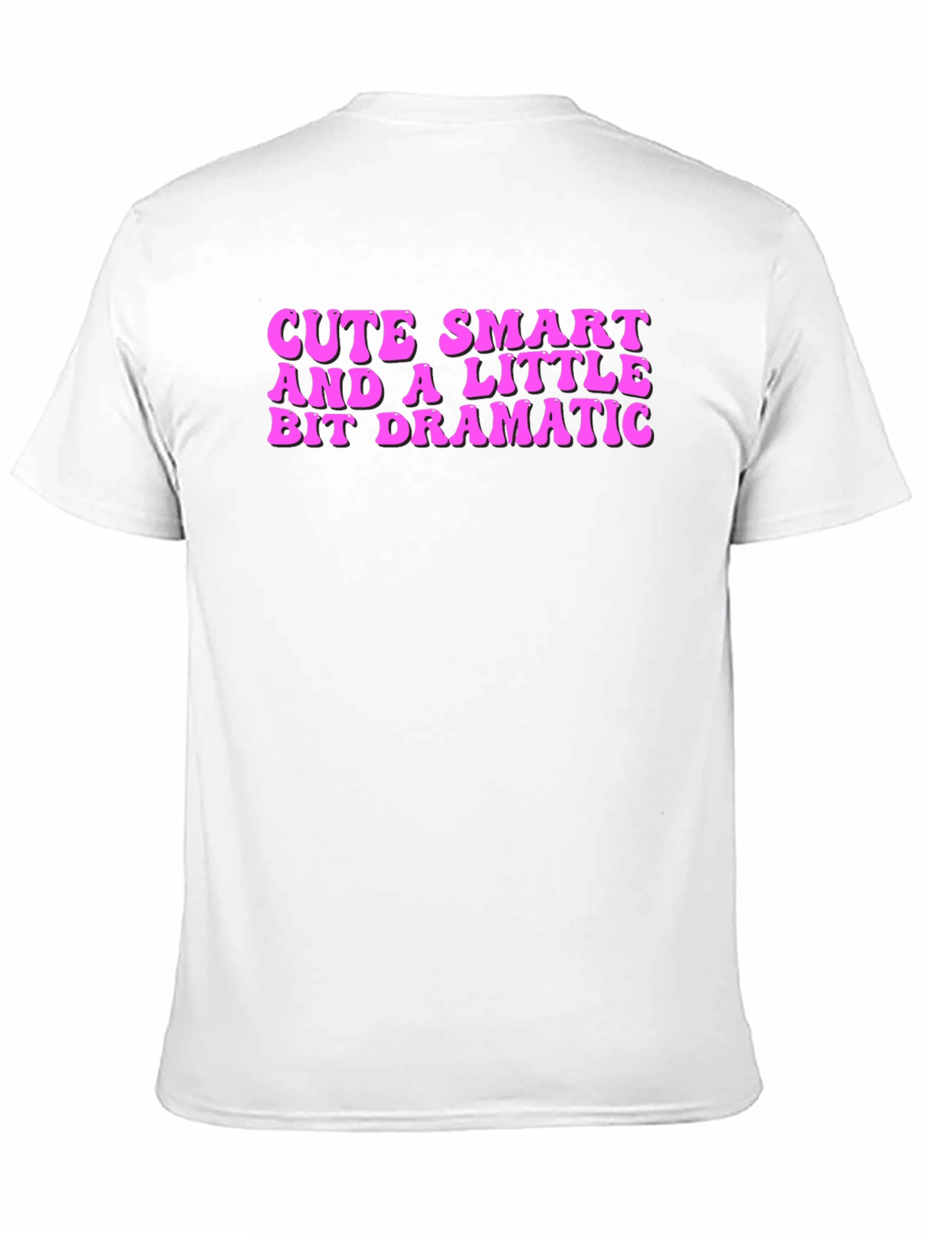 Black Cute Smart Dramatic T-Shirt - Black view 11