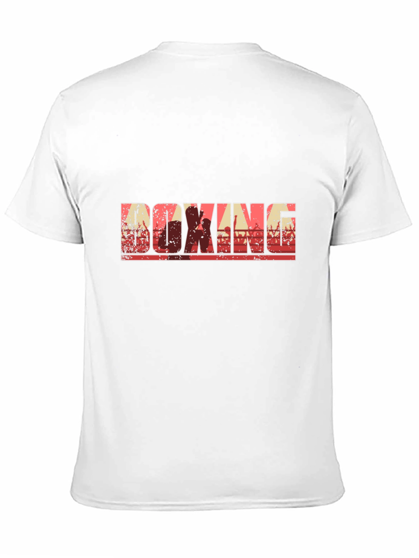 Black Boxing Graphic Print Crew Neck T-Shirt view 11