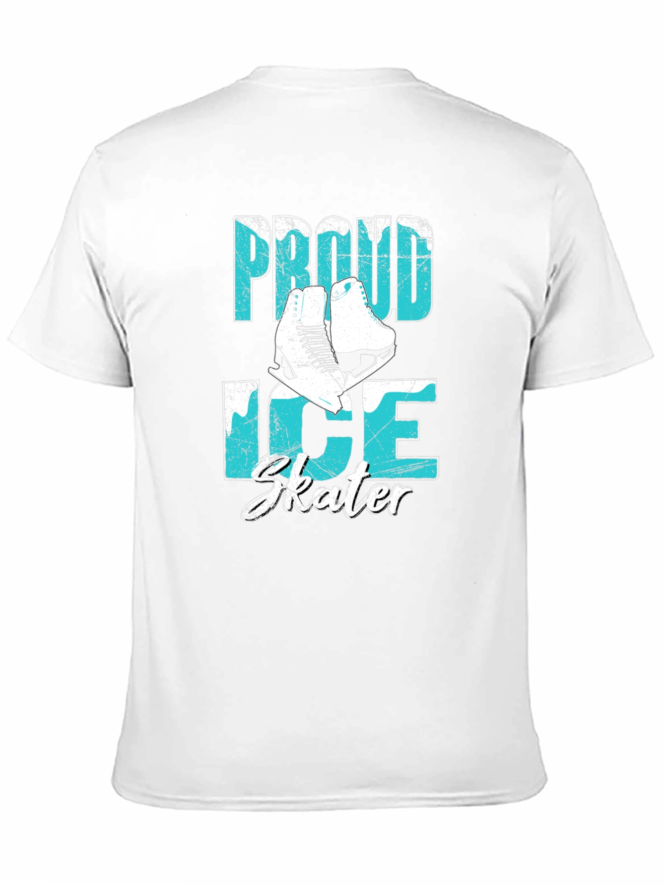 Black Proud Ice Skater Graphic T-Shirt view 11