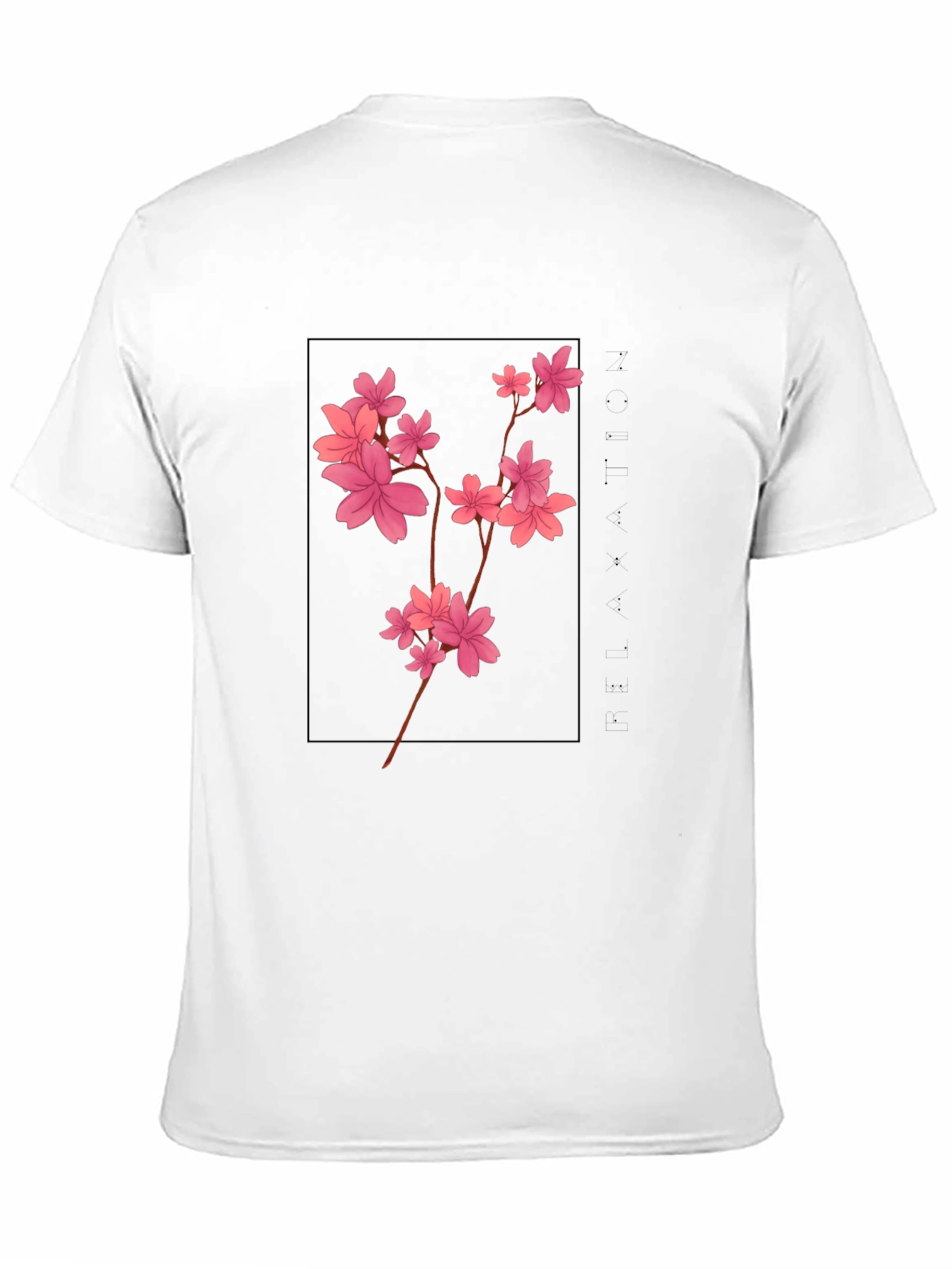 Black Cherry Blossom T-Shirt - Black Graphic Tee view 11