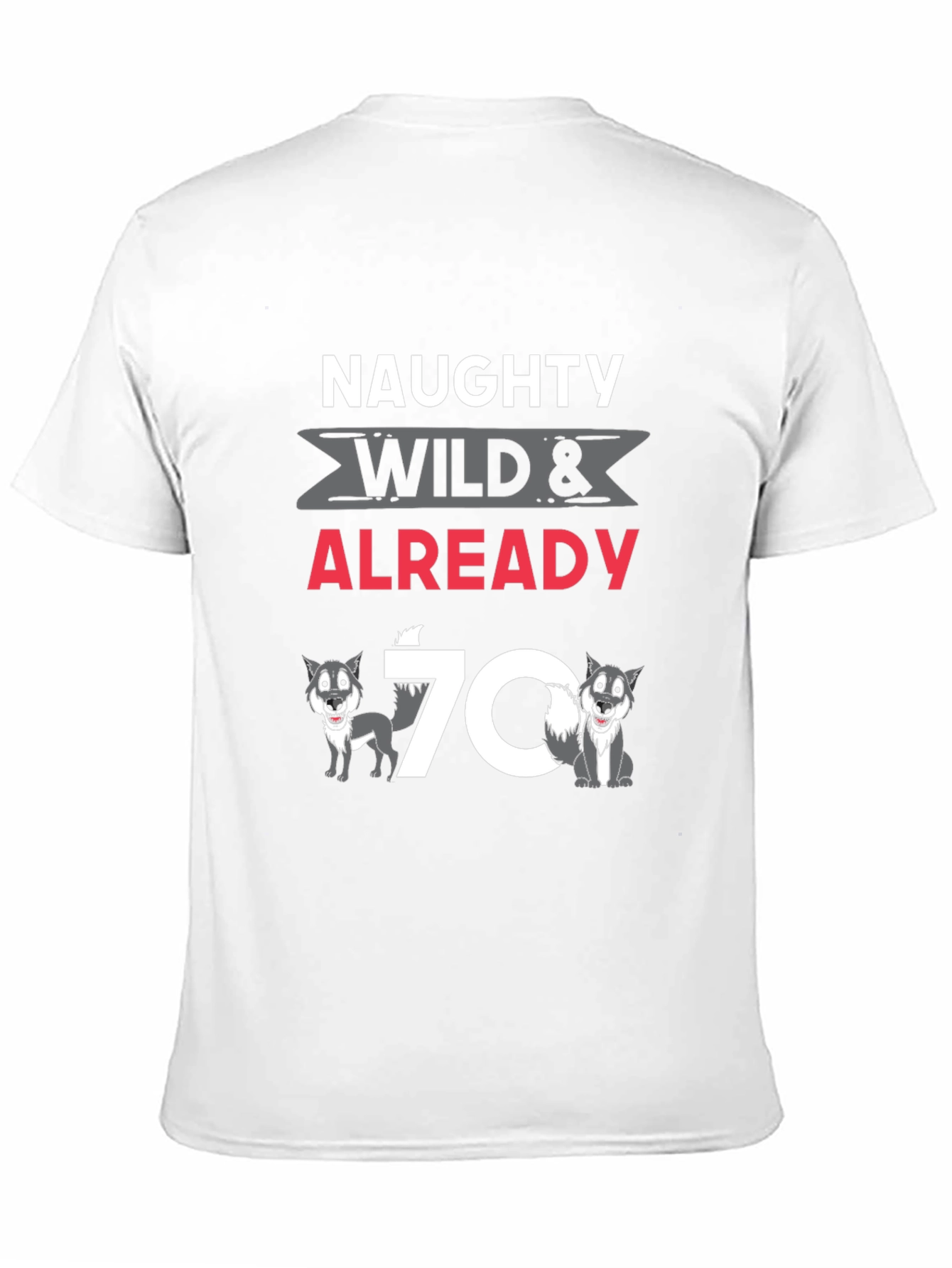 Black Naughty Wild & Already 70 T-Shirt view 11