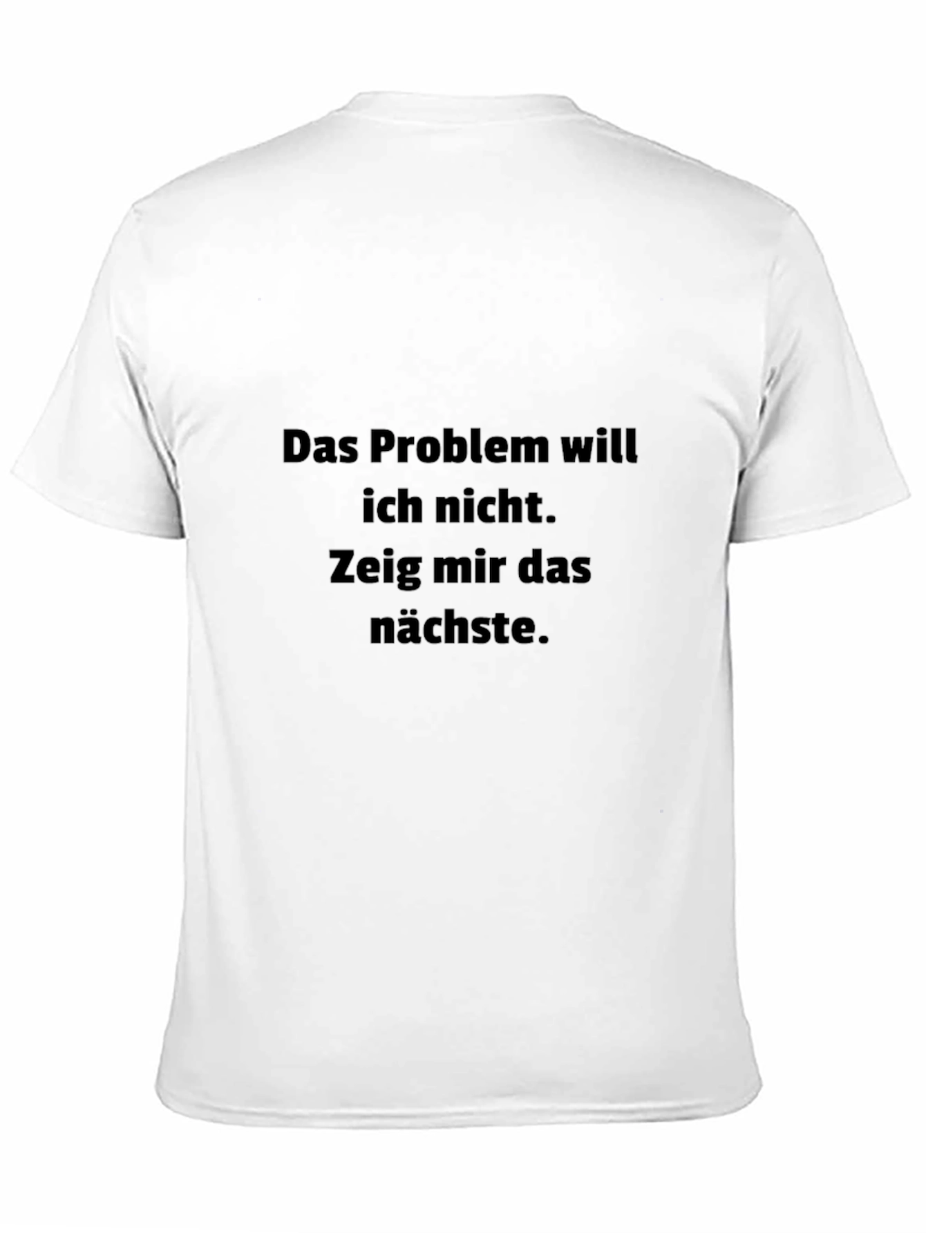 Black Das Problem T-Shirt - German Slogan Tee view 11
