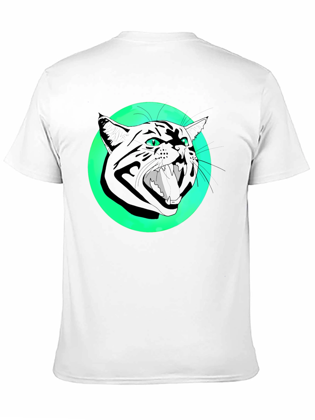 Black Black Cat Graphic Tee - Men's Short Sleeve T-Shirt view 11