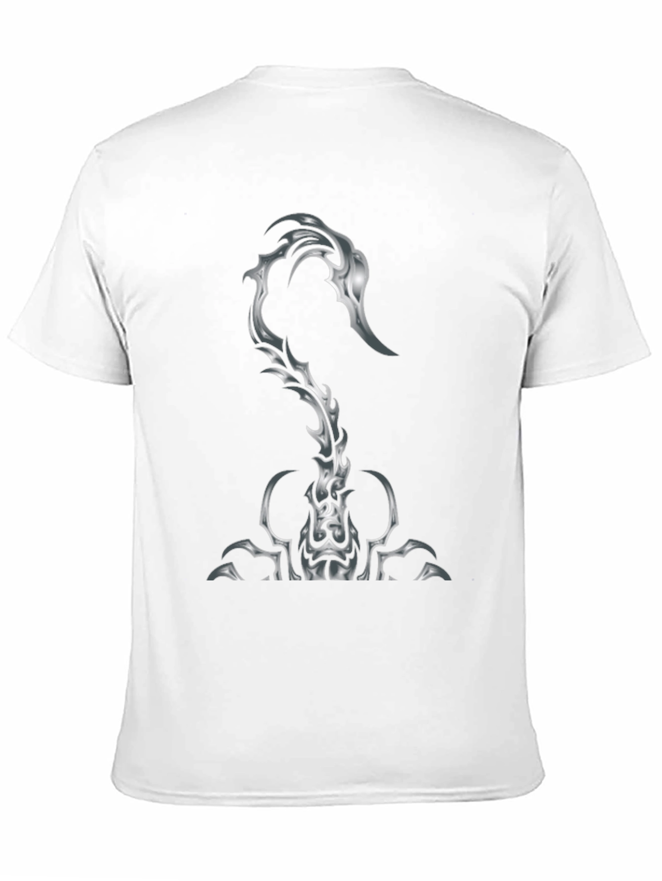 Black Scorpion Graphic Print Black T-Shirt view 11