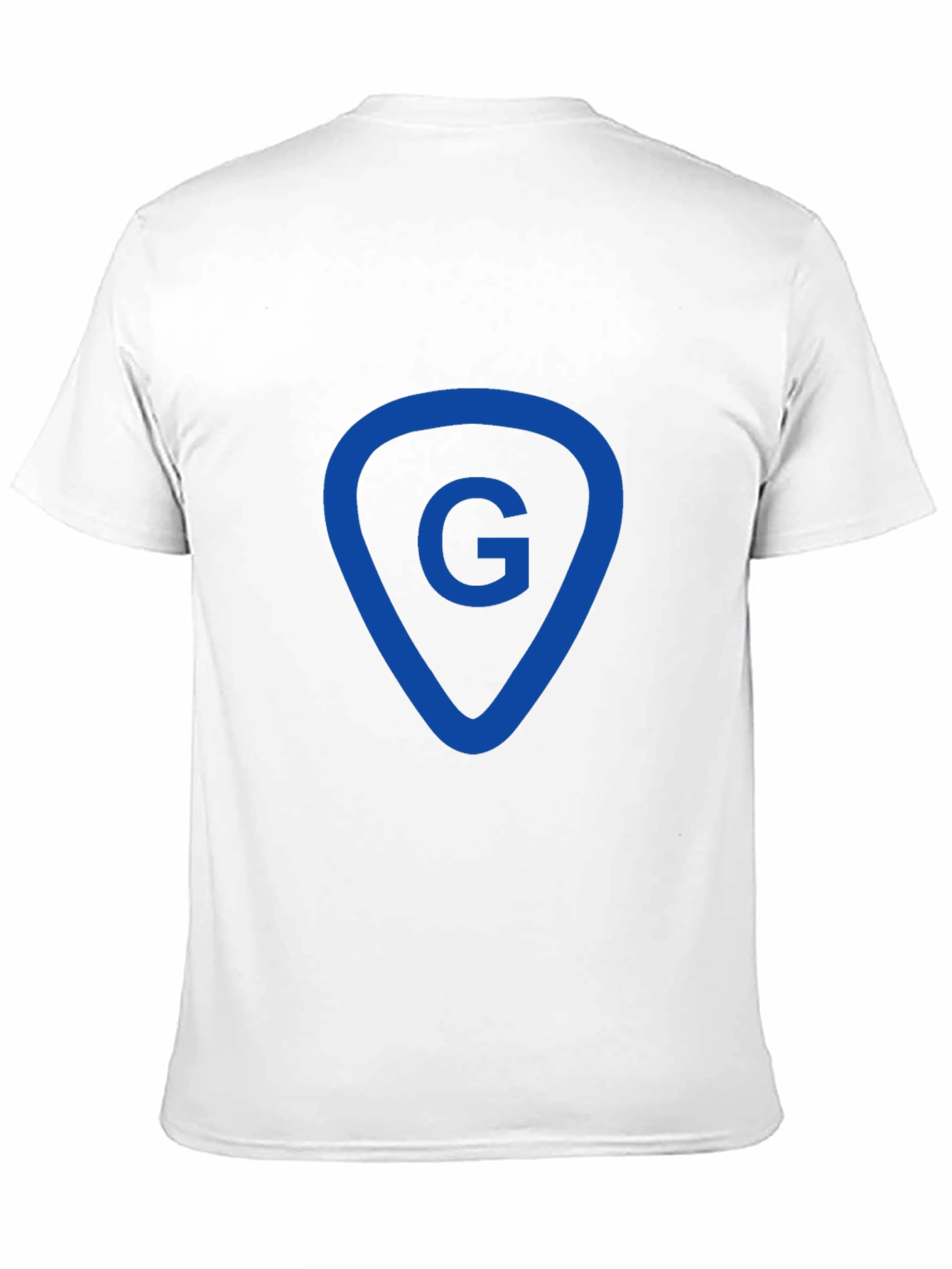 Black Guitarist 'G' Pick T-Shirt - Cool Music Tee view 11