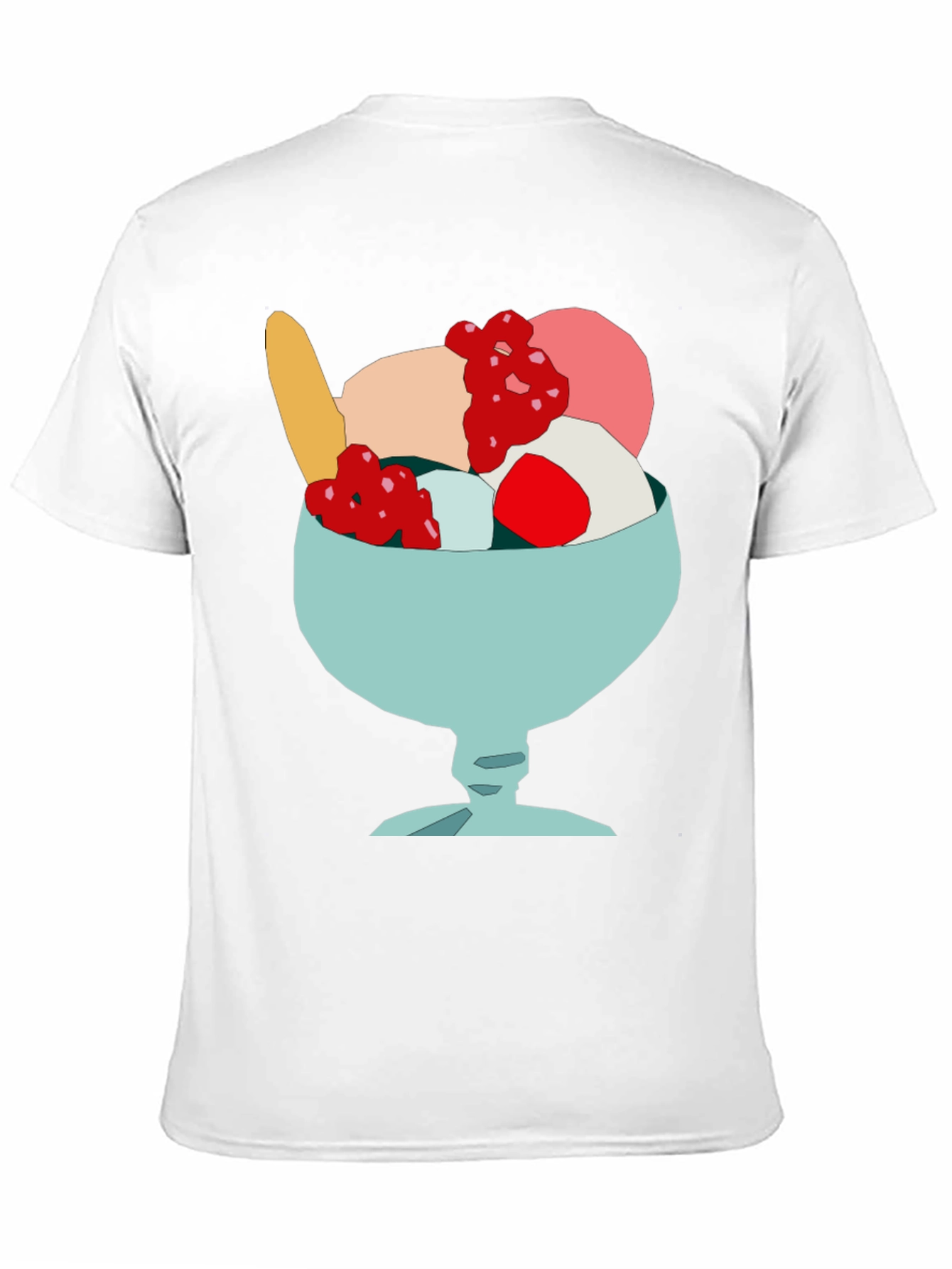Black Ice Cream Dessert T-Shirt - Fun Novelty Graphic Tee view 11