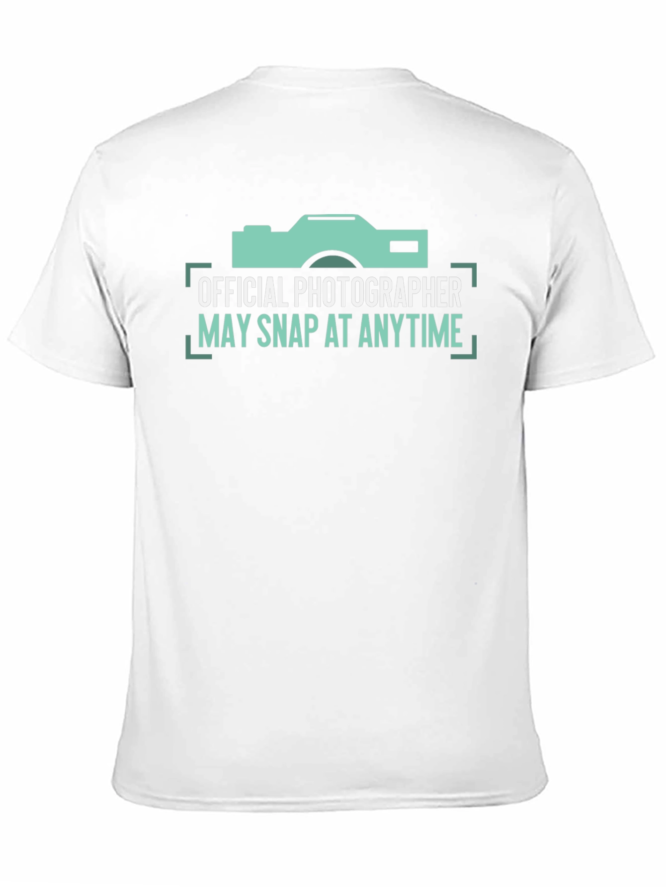 Black Official Photographer May Snap At Anytime T-Shirt view 11