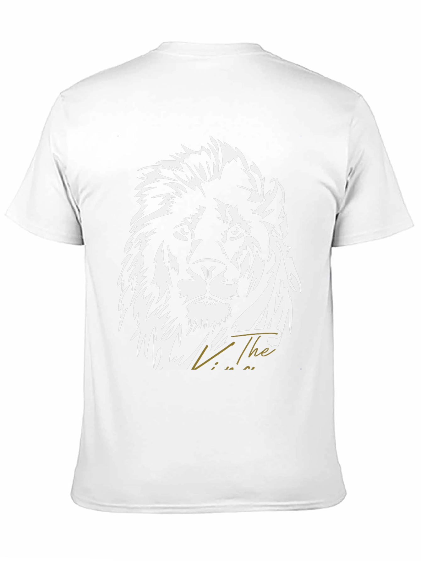 Black Lion Graphic Black T-Shirt for Men view 11