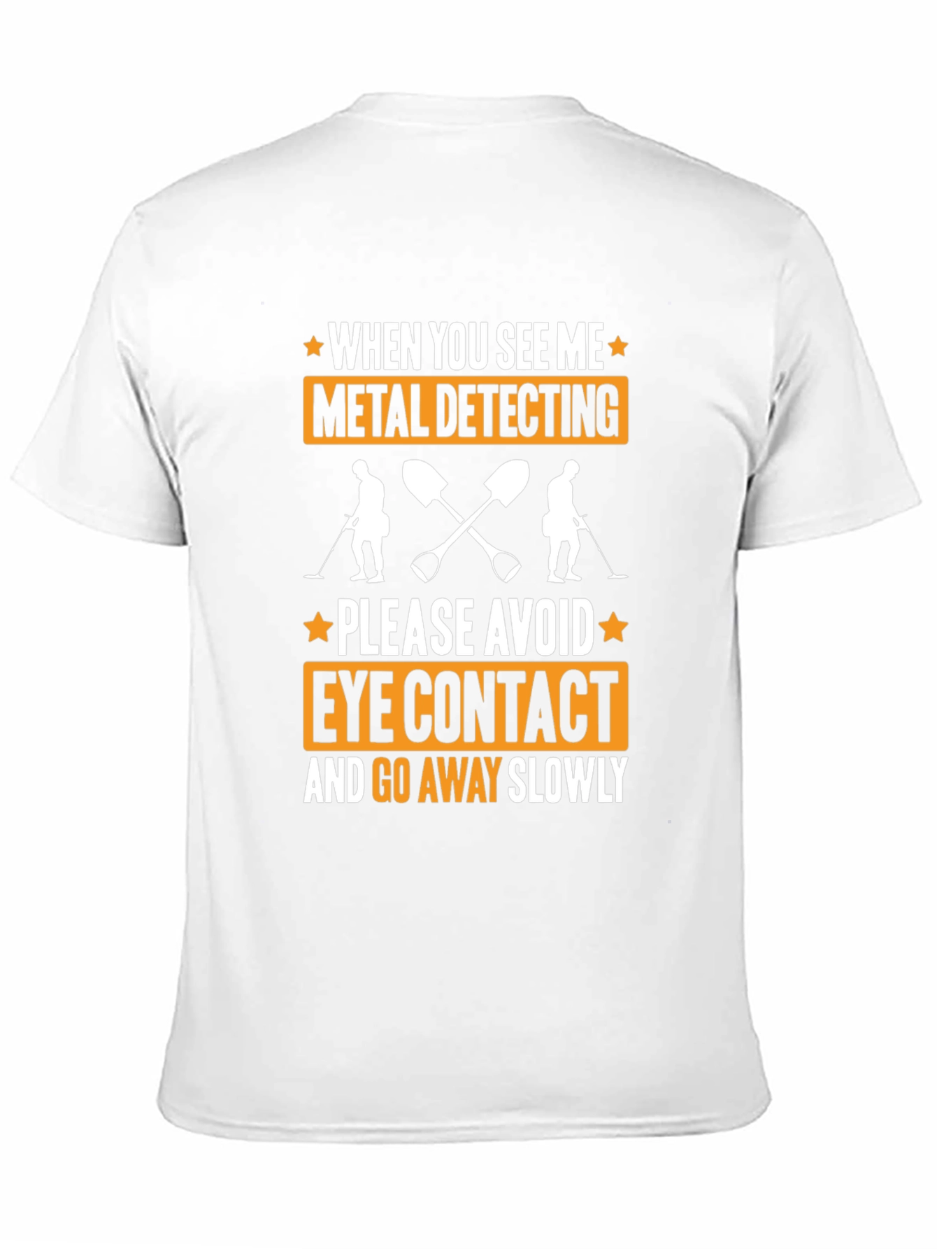 Black Metal Detecting T-Shirt Funny Graphic Tee view 11