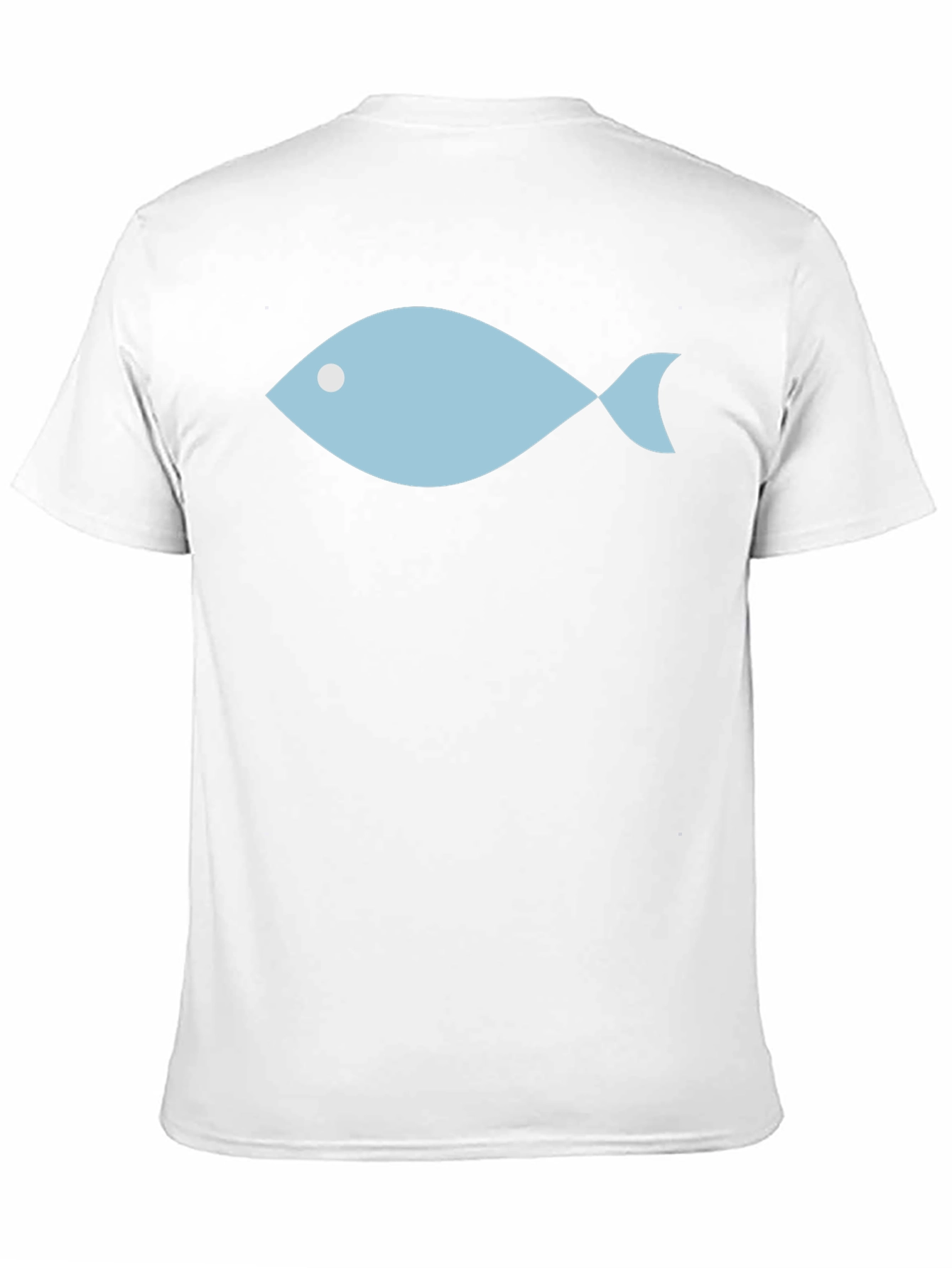 Black Minimalist Fish Graphic Tee - Unisex view 11