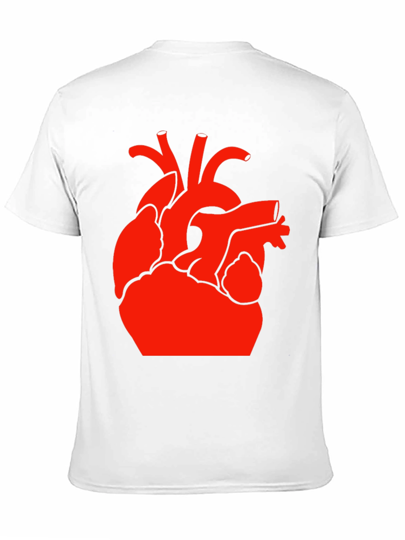 Black Red Heart Graphic Black T-Shirt view 11