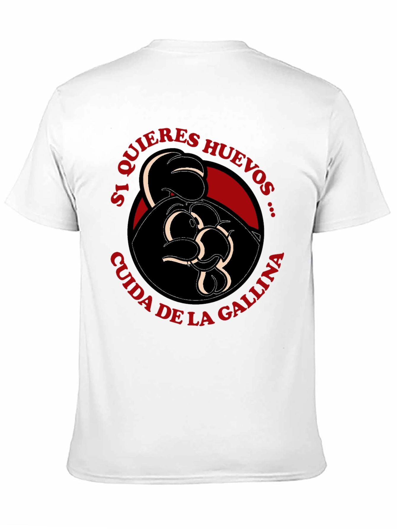 Black Humorous Spanish Saying T-Shirt view 11
