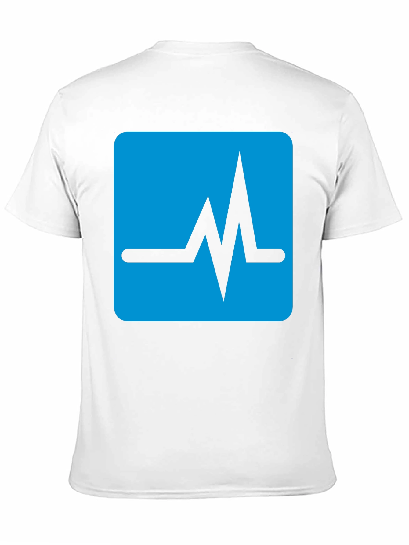 Black Heartbeat Graphic T-Shirt - Black Crew Neck Tee view 11