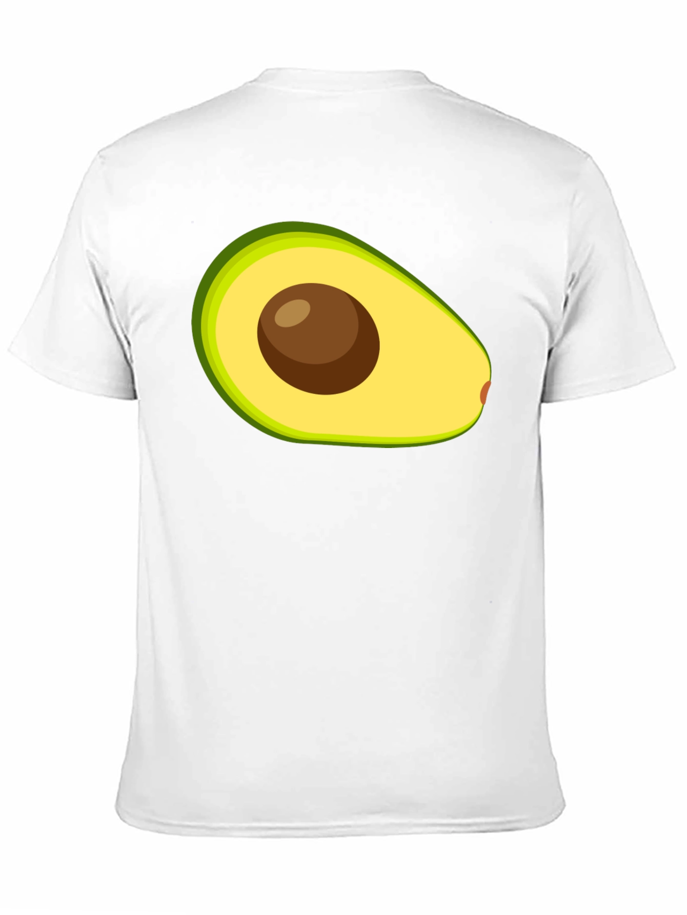 Black Avocado Graphic Tee - Black Cotton T-Shirt view 11