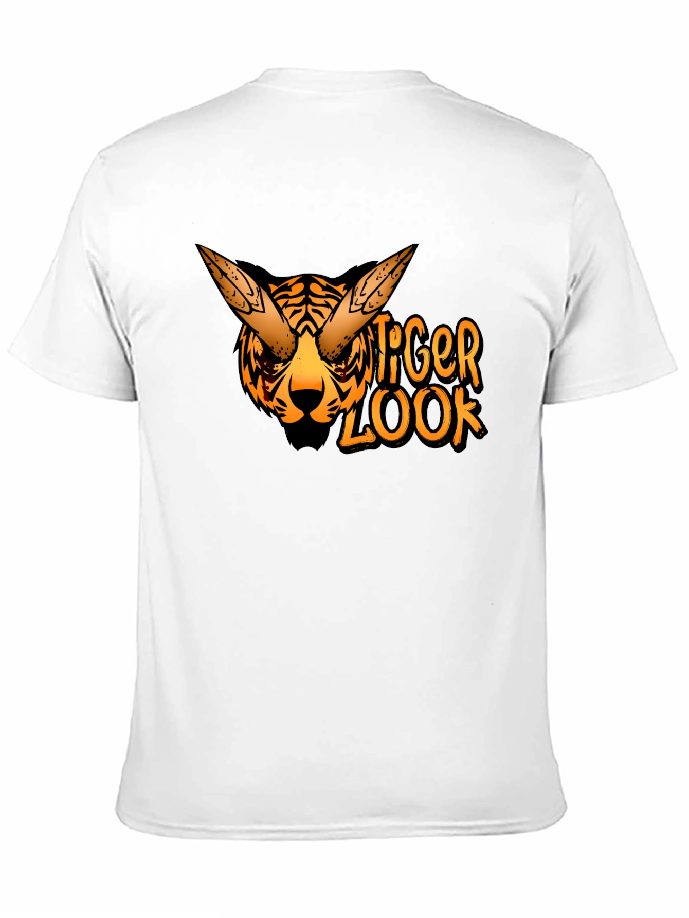 Black Tiger Look Graphic Tee - Cool Animal Design view 11