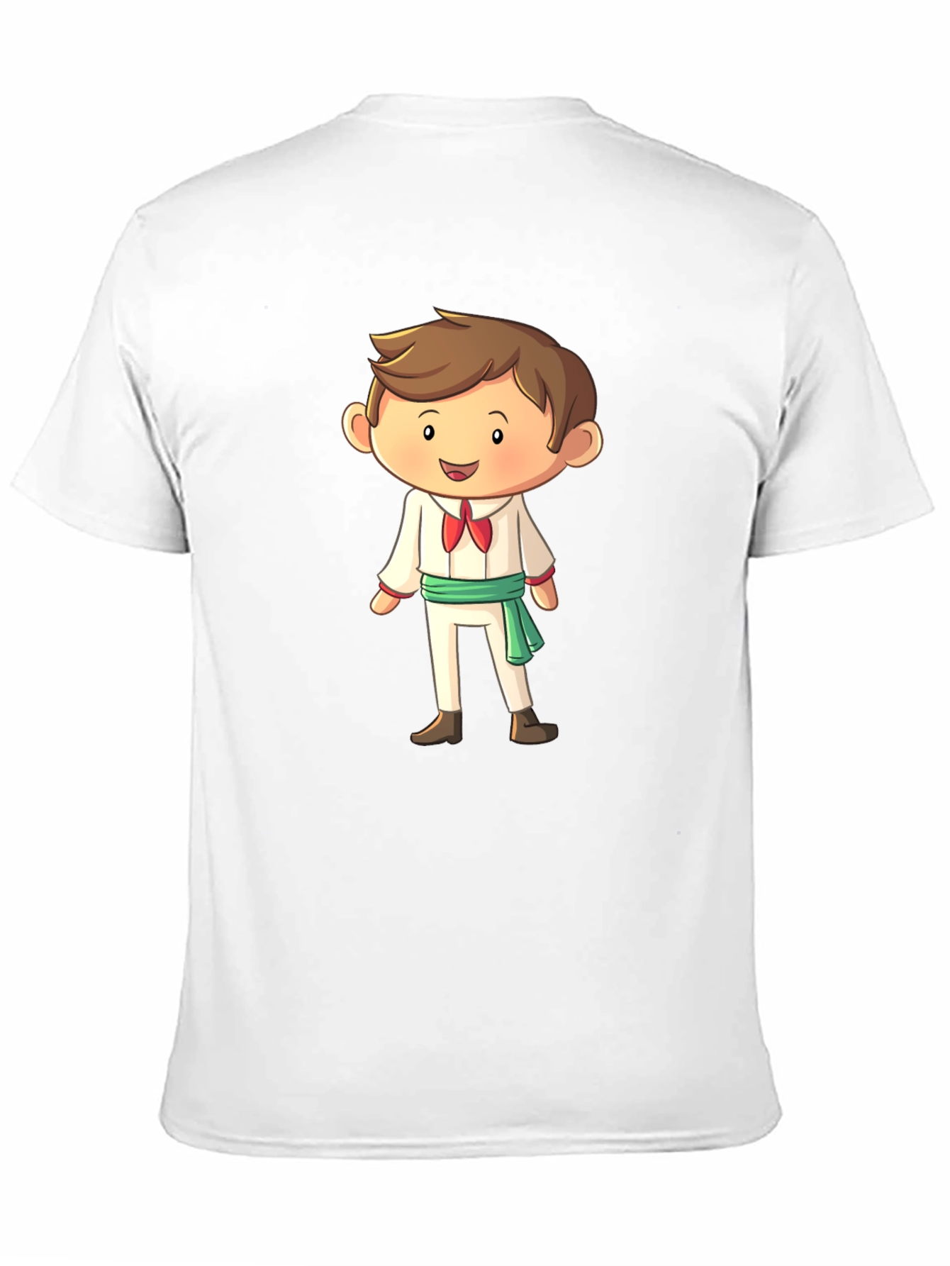 Black Cartoon Character Graphic Tee - Soft Black Cotton view 11