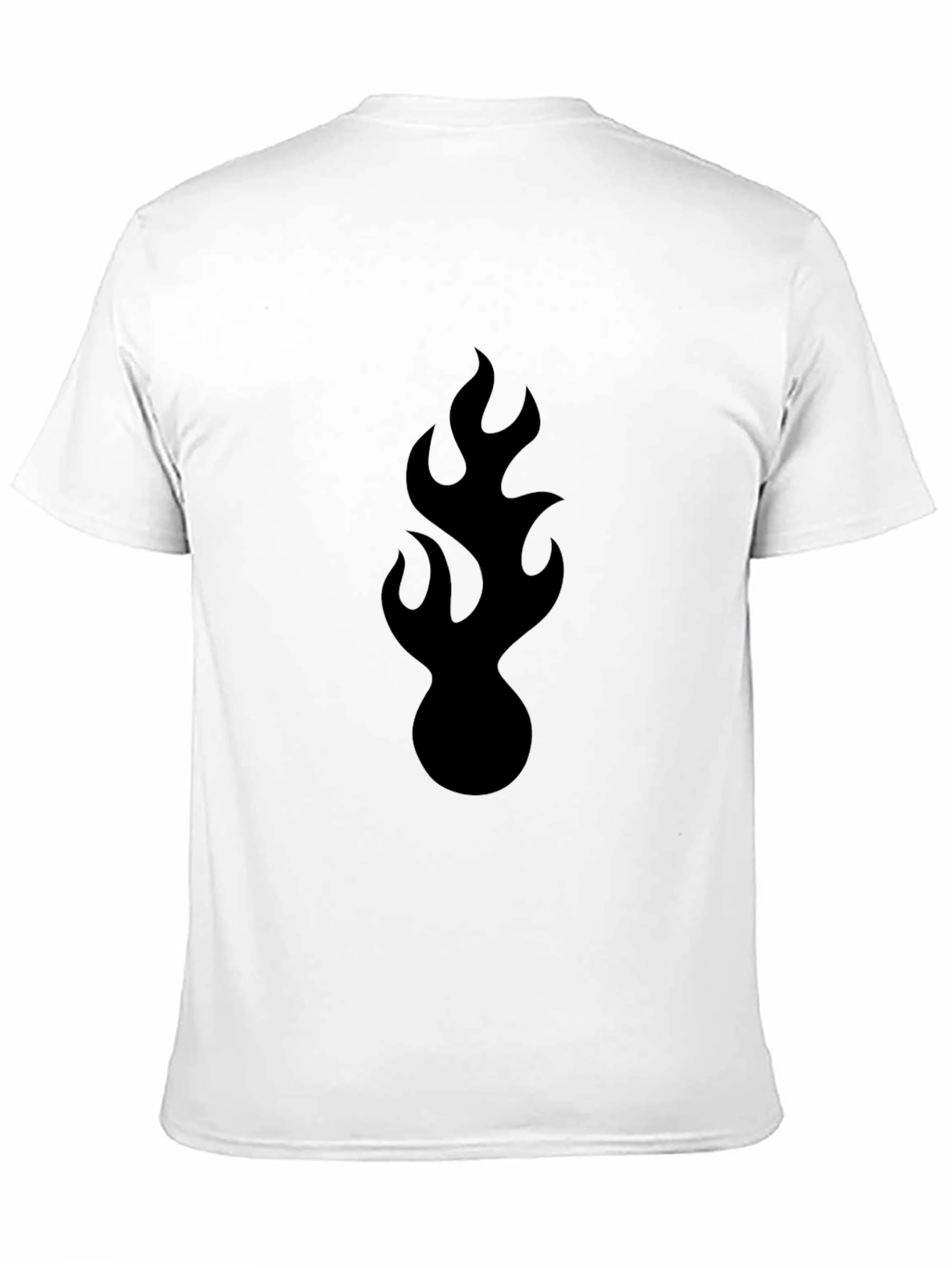 Black Flame Graphic Black T-Shirt - Bold & Stylish view 11