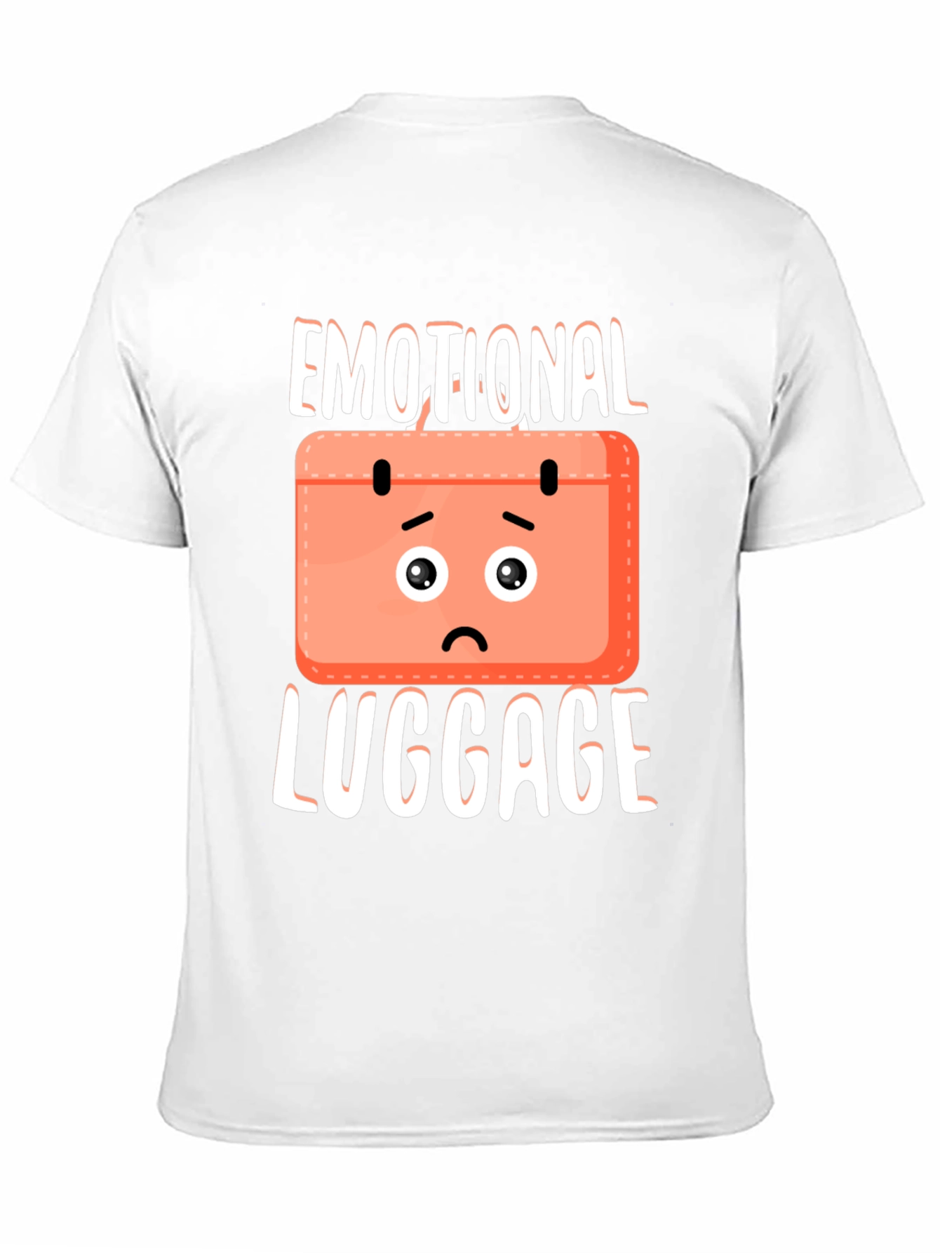 Black Emotional Baggage T-Shirt - Funny Novelty Tee view 11