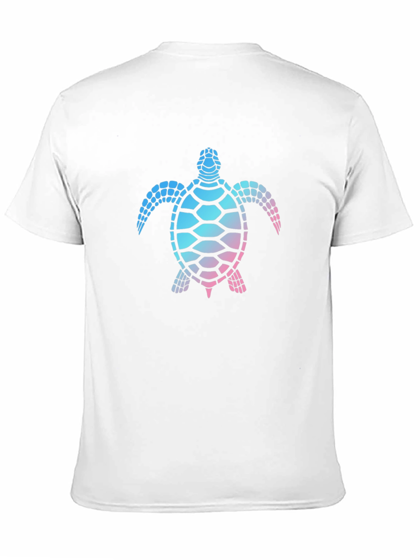 Black Sea Turtle Graphic Tee - Black Cotton T-Shirt view 11
