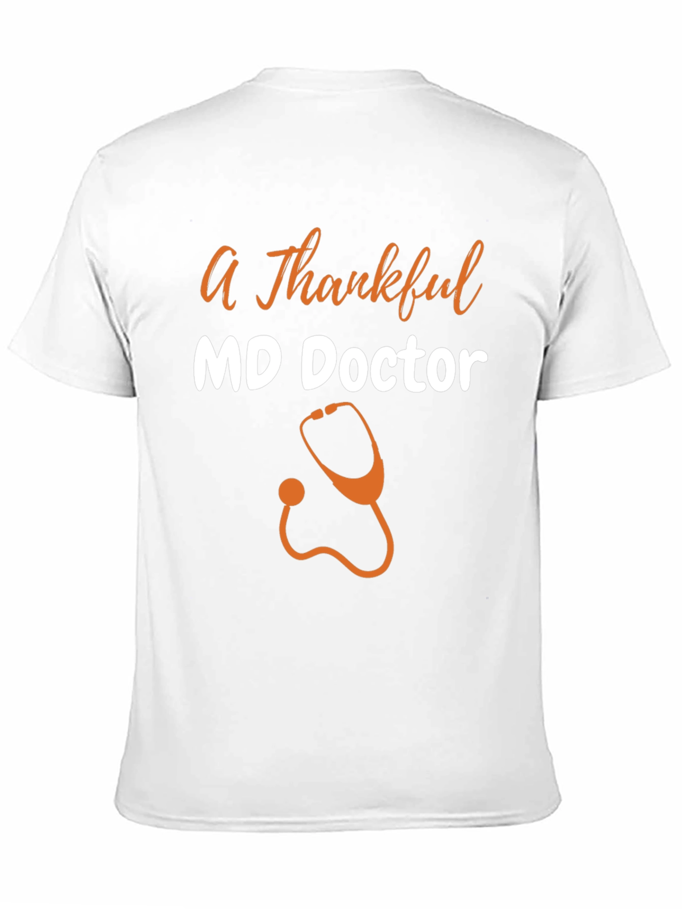 Black Thankful MD Doctor Graphic T-Shirt view 11