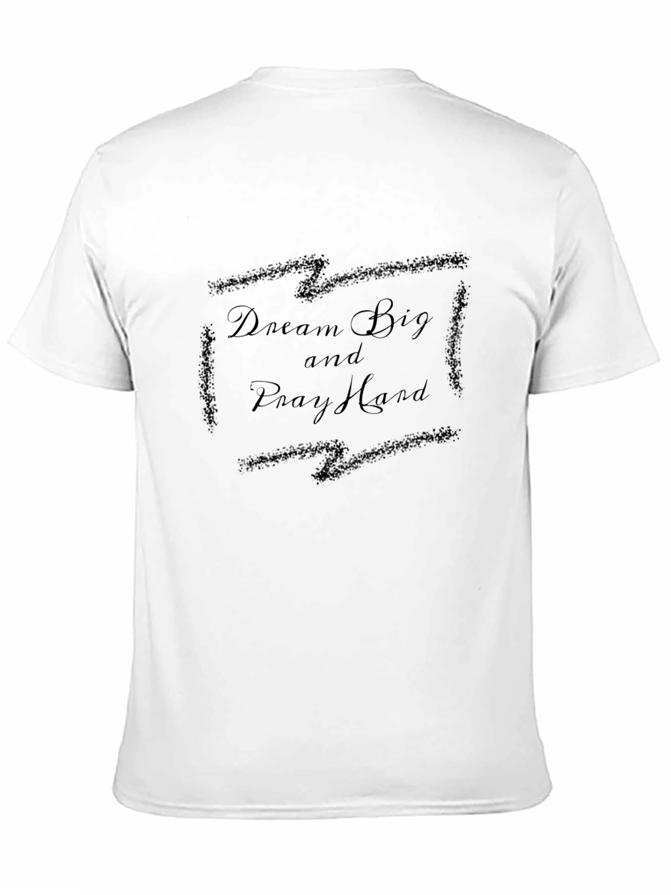 Black Dream Big Pray Hard Black Tee view 11