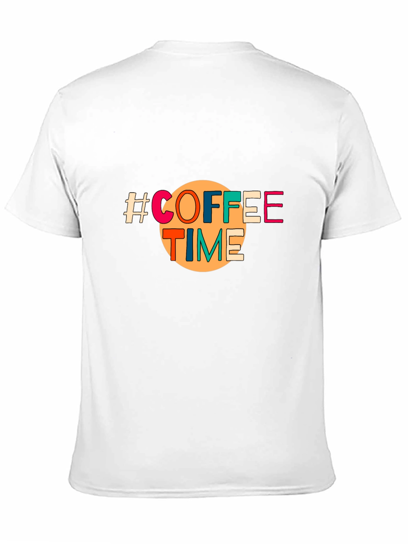 Black Coffee Time Graphic Tee - Unisex Black T-Shirt view 11