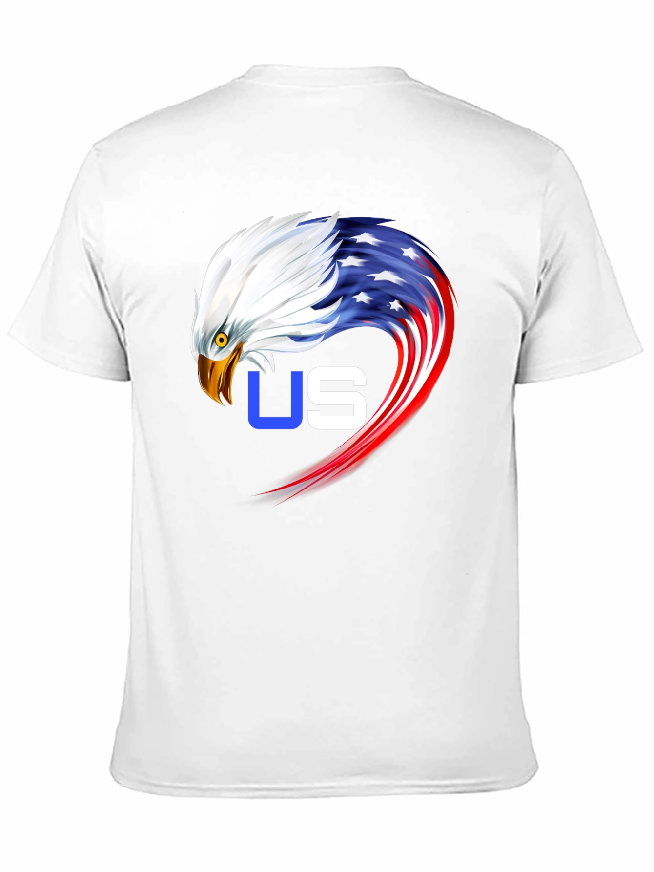 Black Patriotic Eagle Graphic Tee - USA Pride view 11