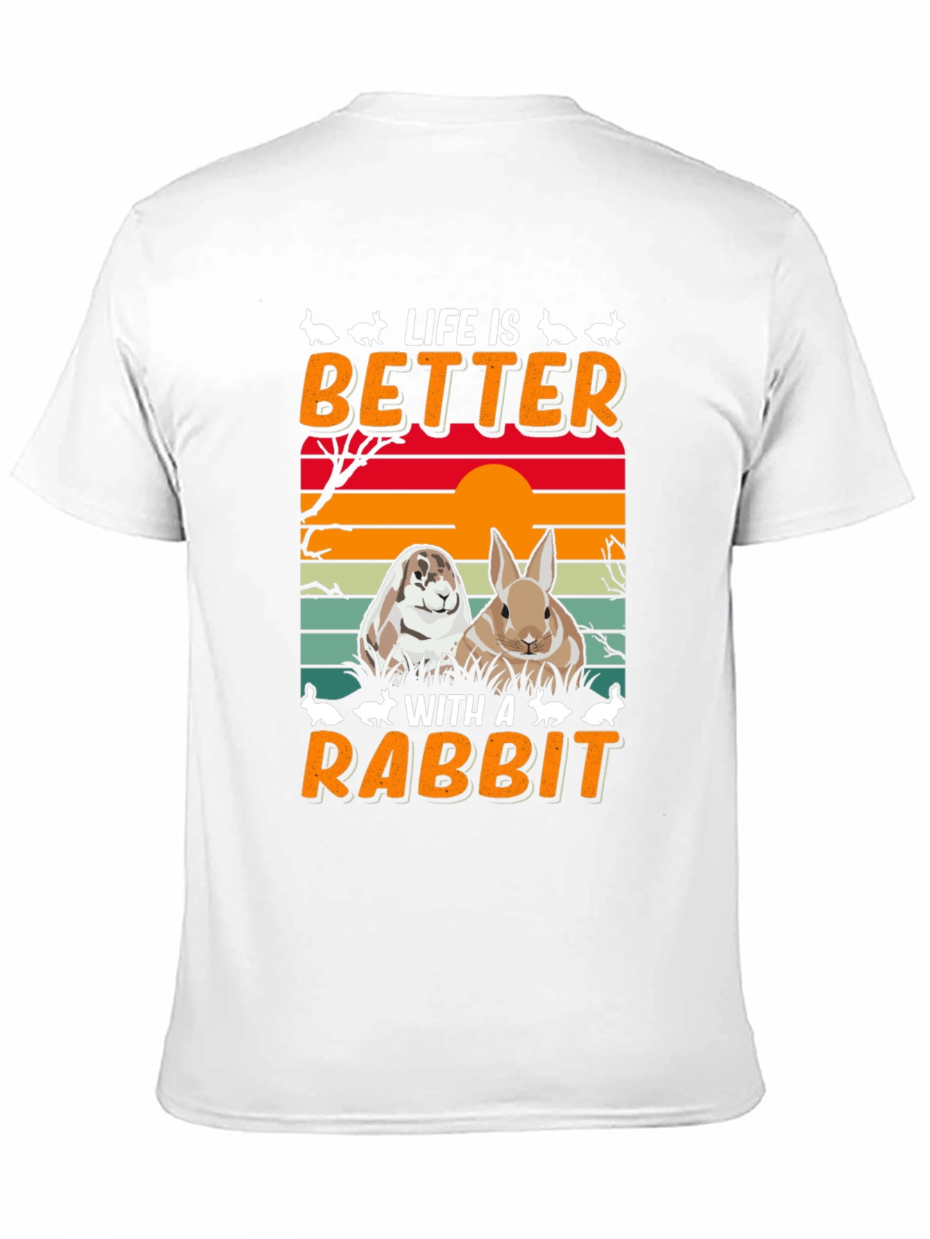 Black Life is Better With A Rabbit T-Shirt view 11