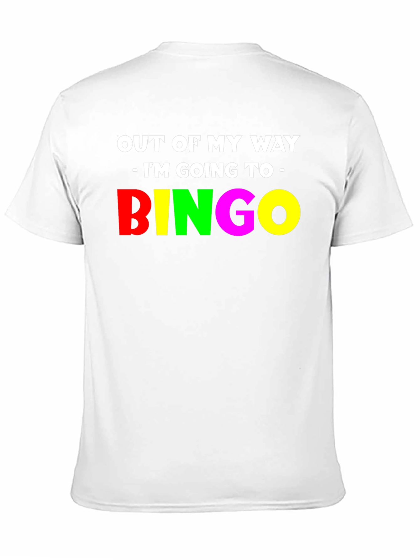 Black Bingo T-Shirt - Out of My Way! view 11