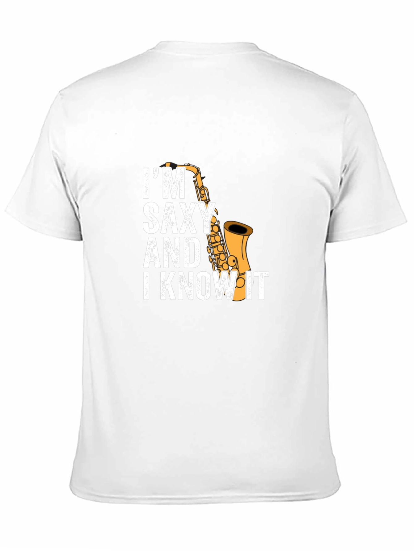 Black I'm Saxy and I Know It T-Shirt view 11
