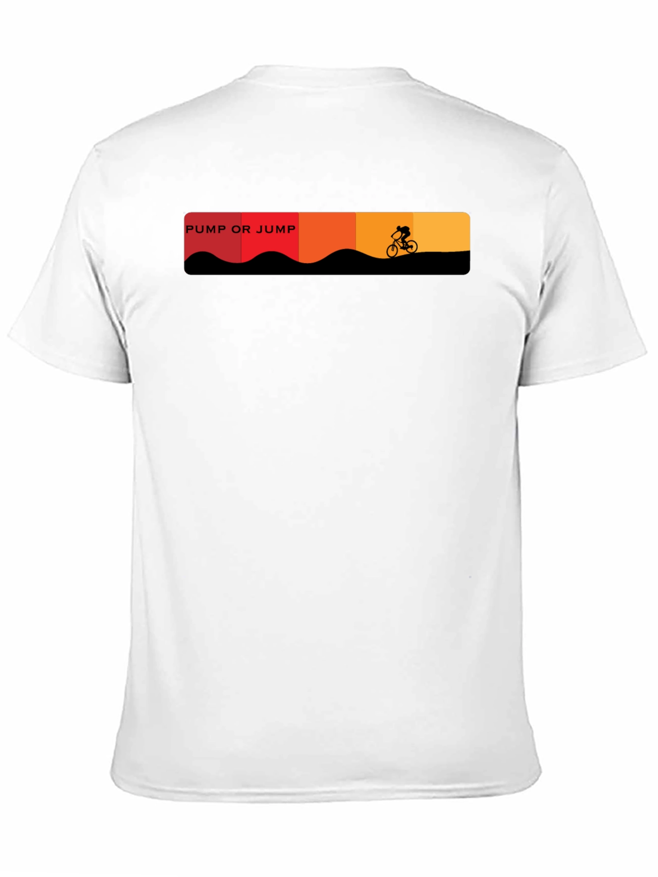 Black Pump or Jump Mountain Bike T-Shirt - Black view 11