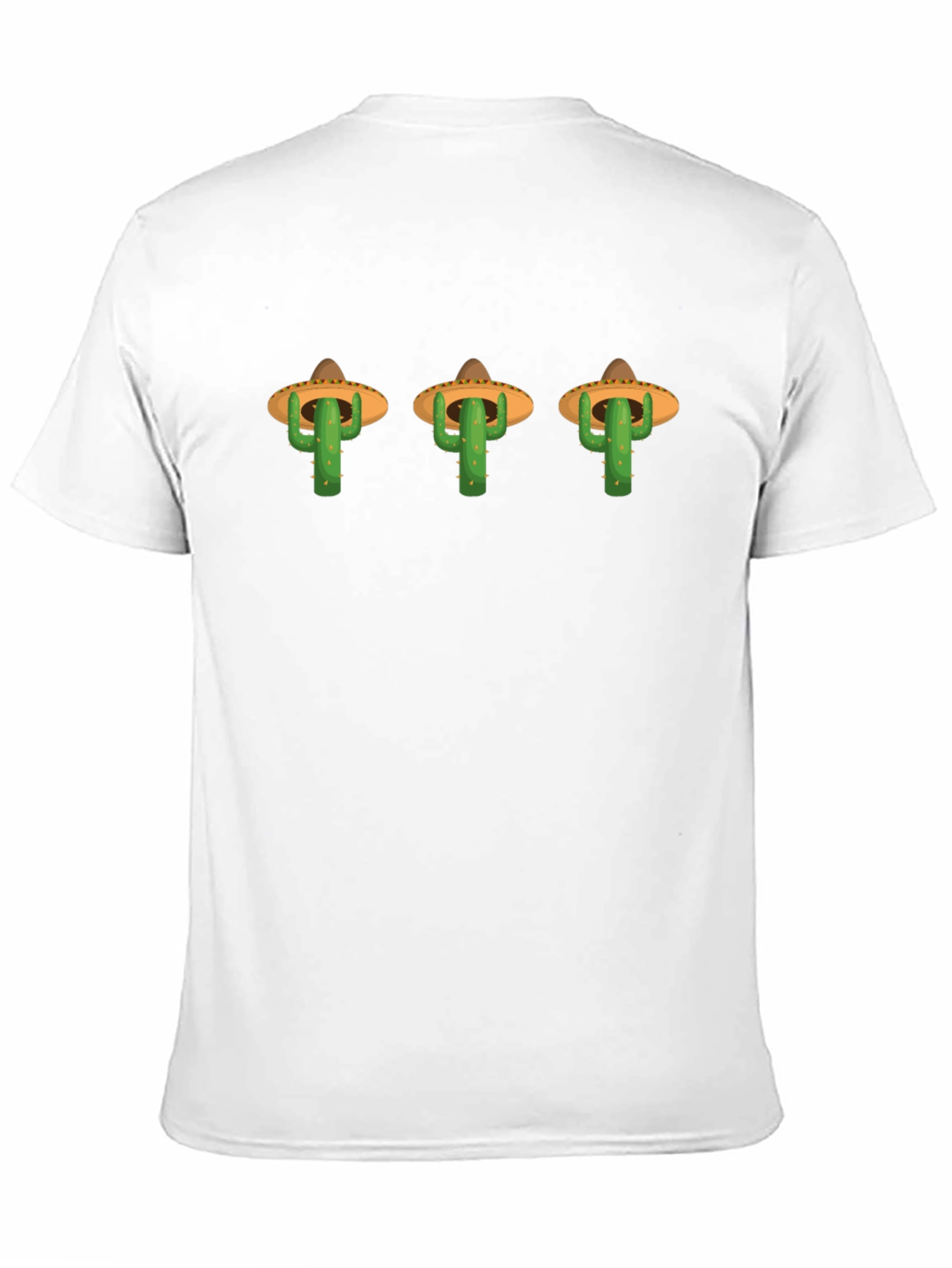 Black Cactus Sombrero T-Shirt - Quirky Graphic Tee view 11