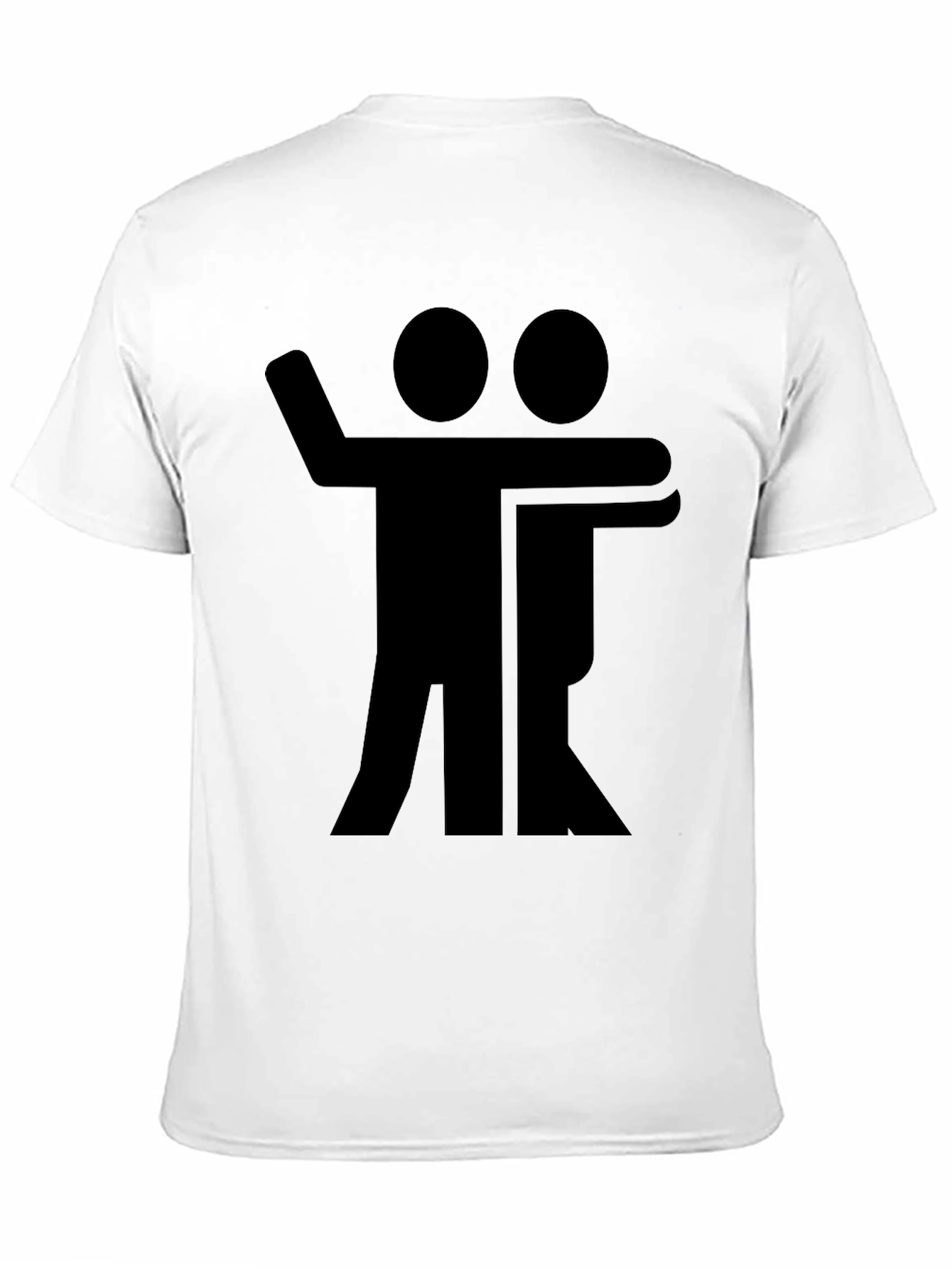 Black Black Graphic Tee - Hugging Figures Design view 11