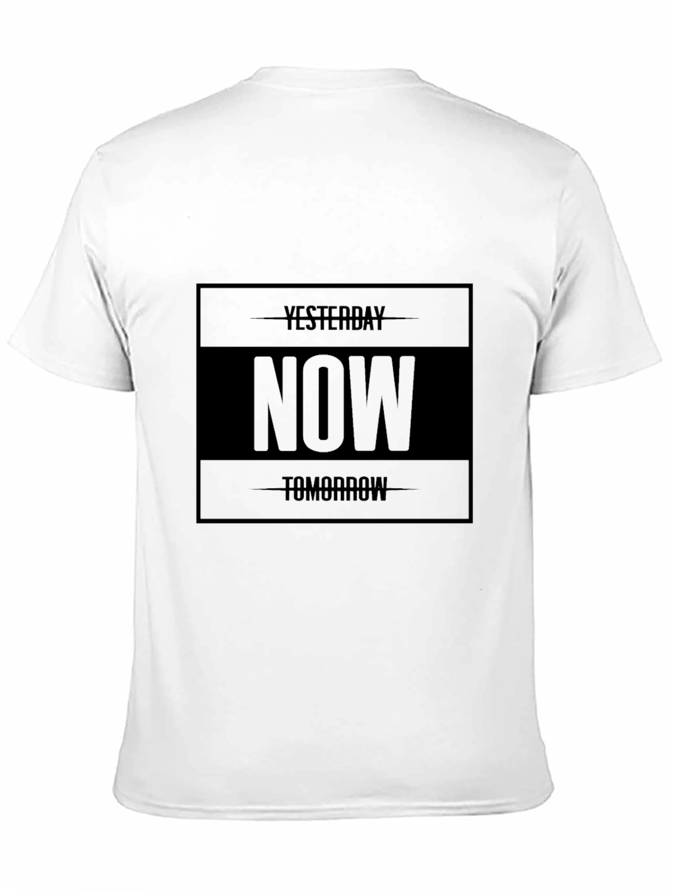 Black Men's Black 'Now' Graphic Tee view 11