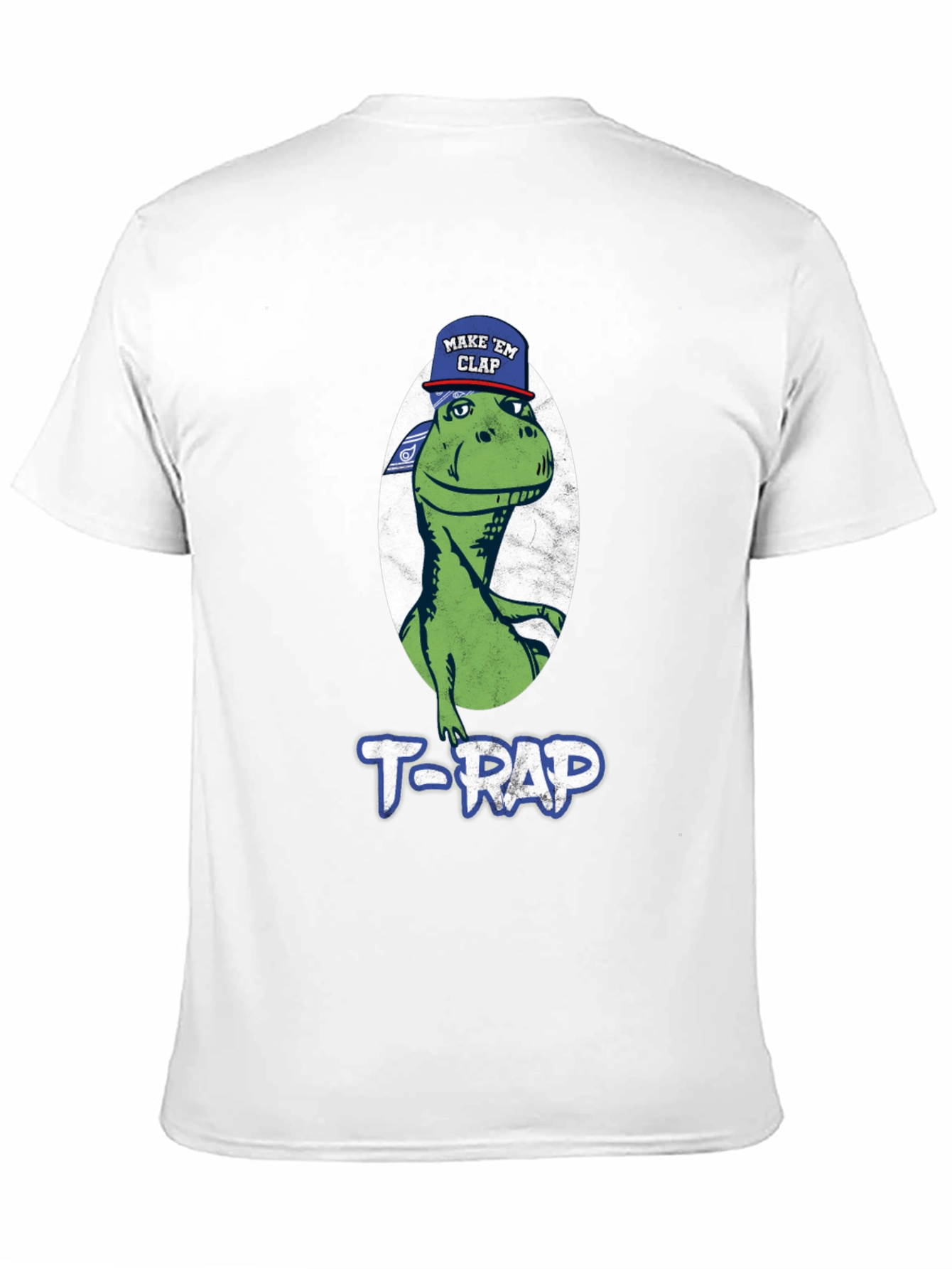 Black T-RAP Dinosaur Graphic Tee - Make 'em Clap view 11