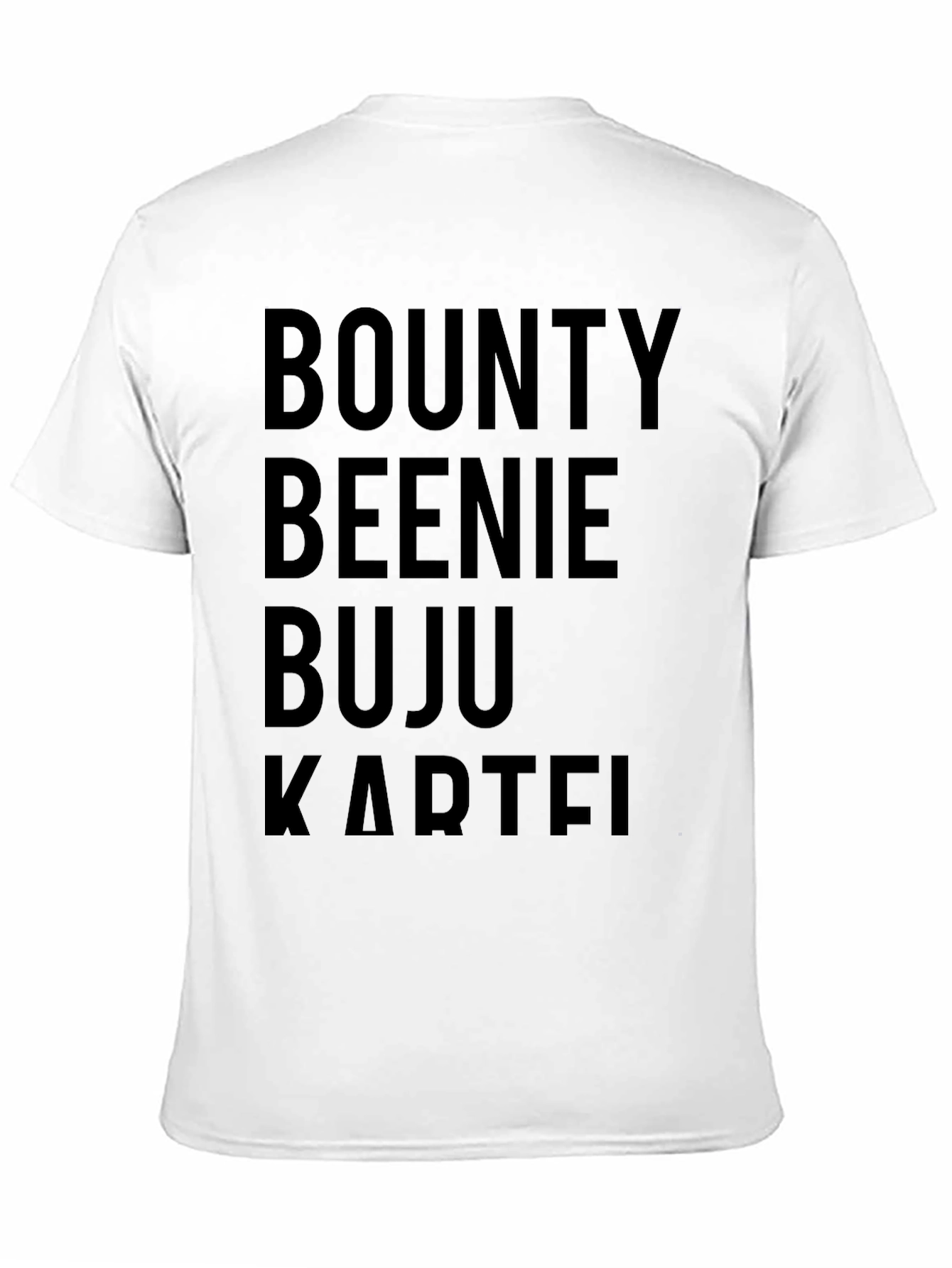 Black Bounty Beenie Buju Kartel Black T-Shirt view 11