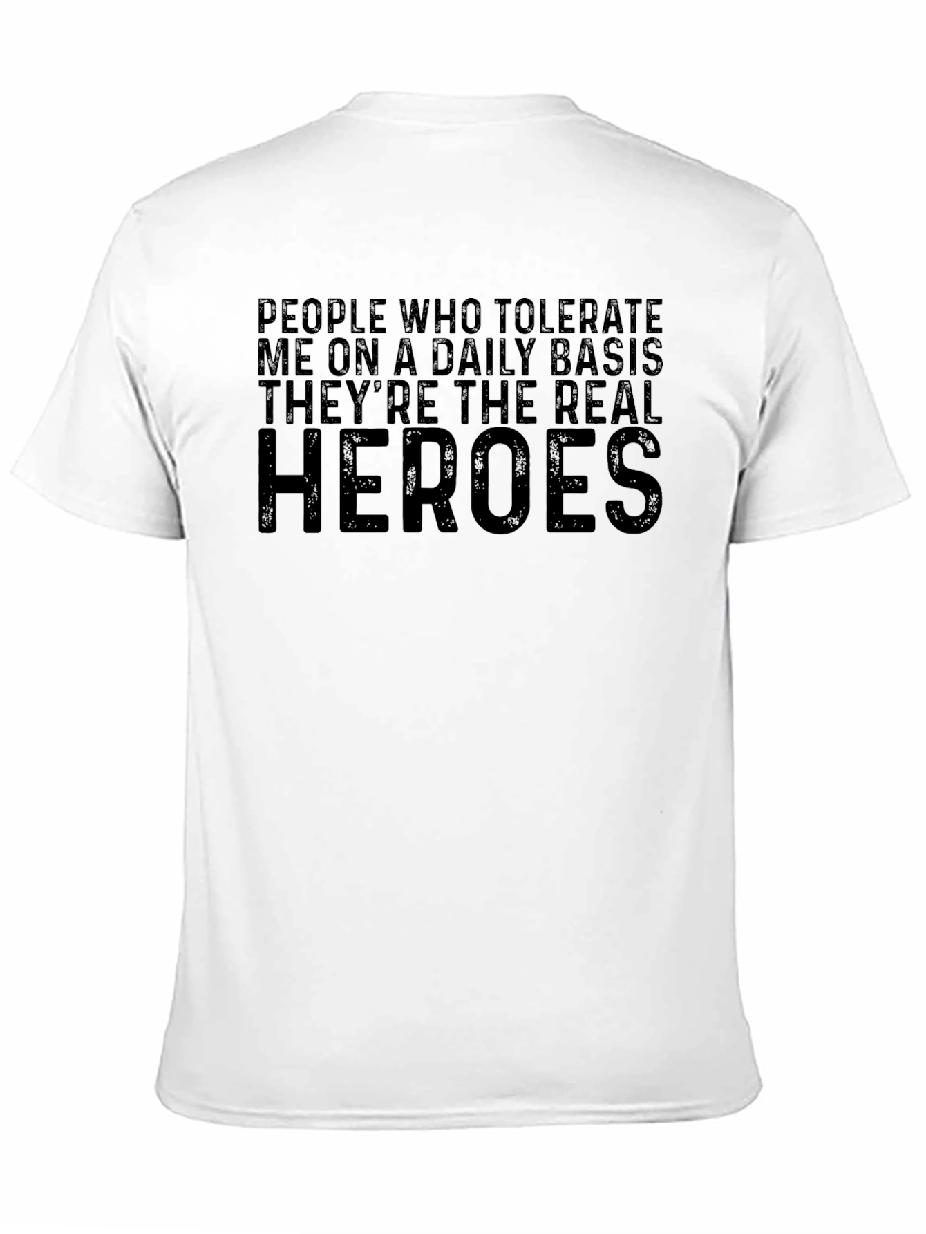 Black Real Heroes Graphic Tee - Black Crew Neck view 11