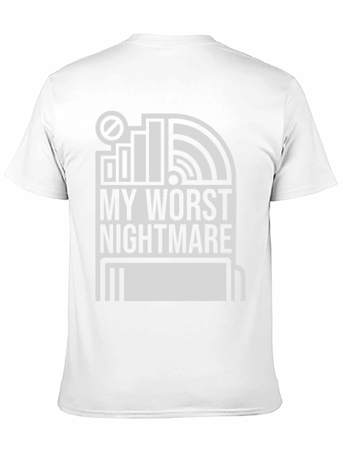 Black My Worst Nightmare Graphic T-Shirt - Tech Humor Tee view 11