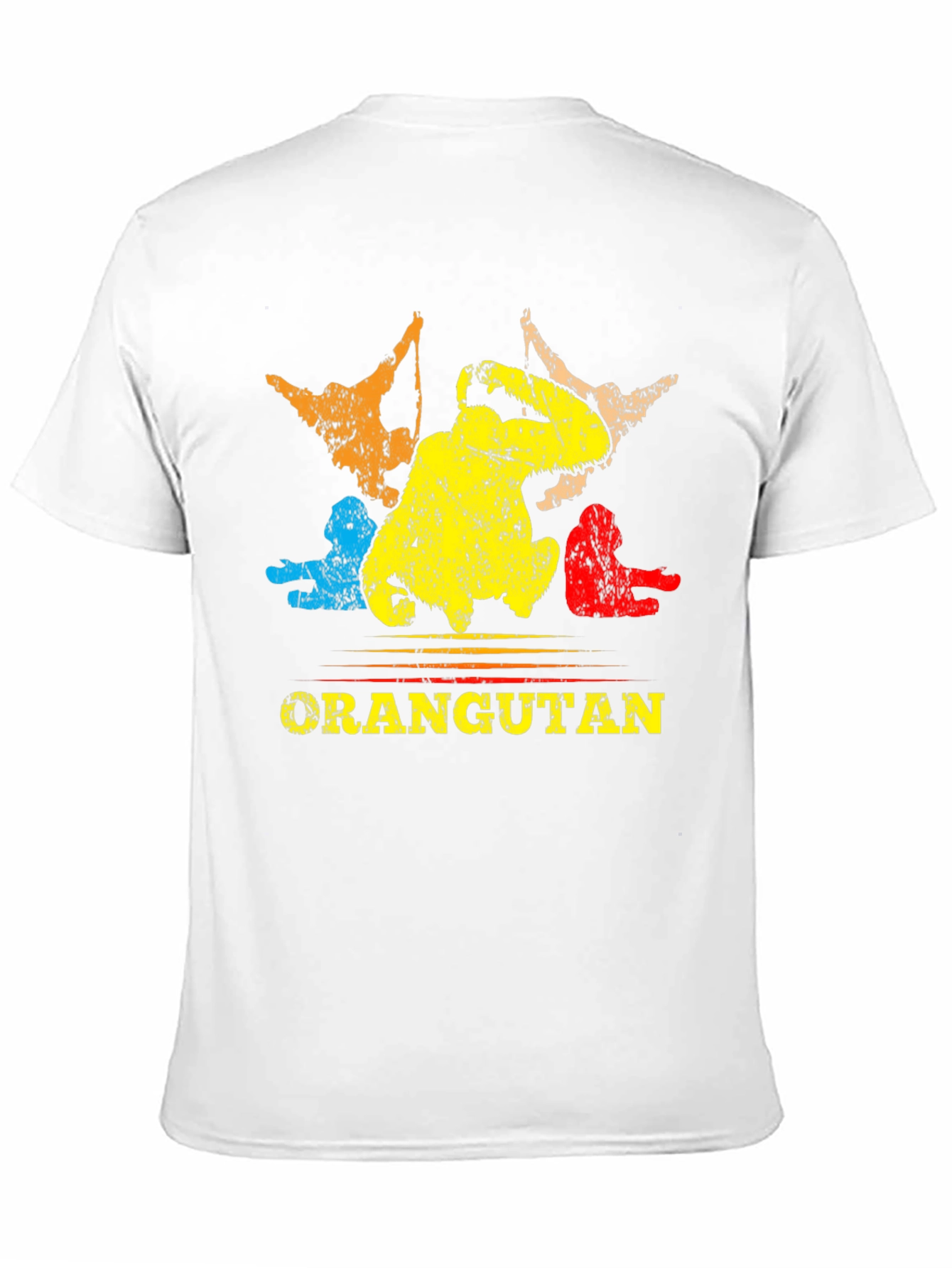 Black Orangutan Graphic Print T-Shirt view 11